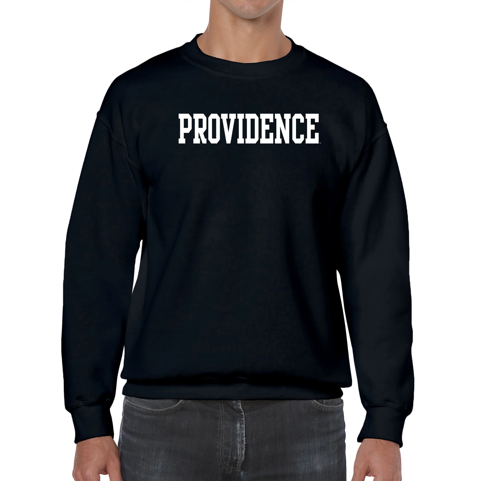 Providence College Friars Basic Block Crewneck - Black - Image 3