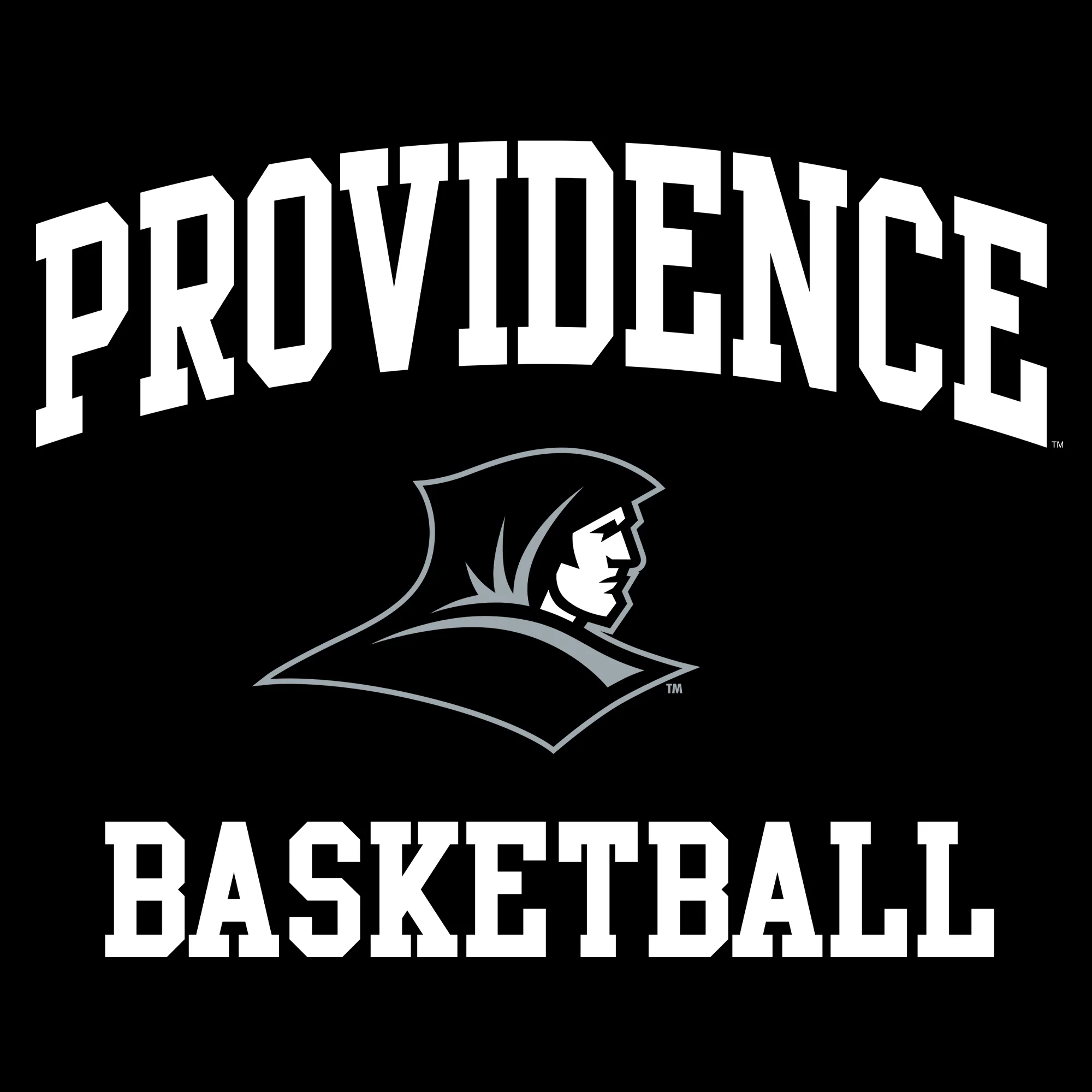 Providence Friars Arch Logo Basketball Hoodie - Black - Image 2
