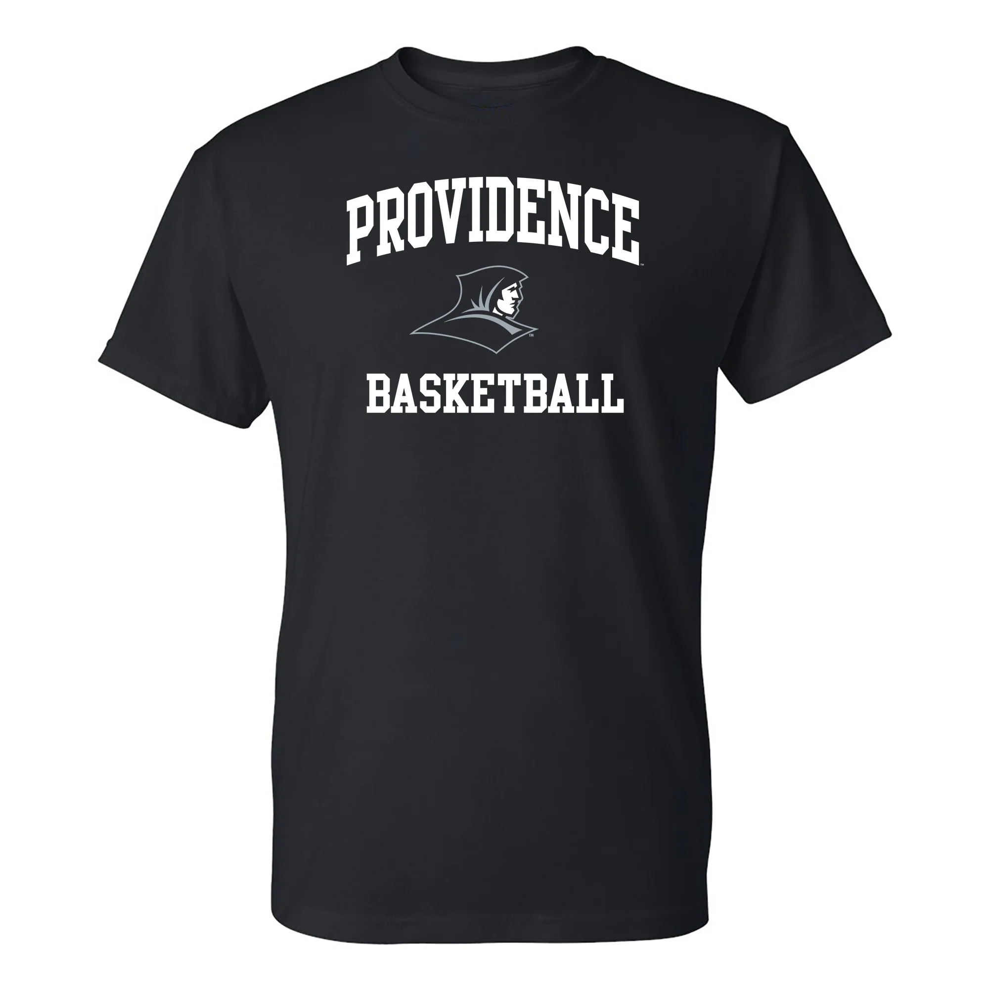 Providence Friars Arch Logo Basketball T-Shirt - Black