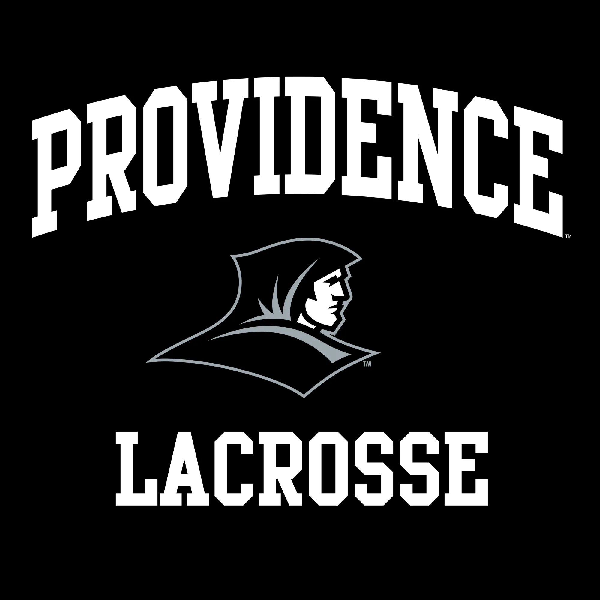 Providence Friars Arch Logo Lacrosse Hoodie - Black - Image 2
