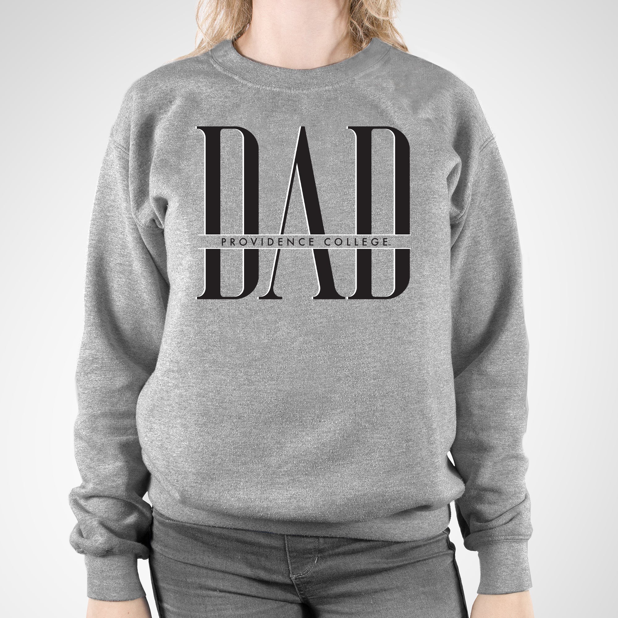 Providence Friars Classic Dad Crewneck - Sport Grey - Image 4