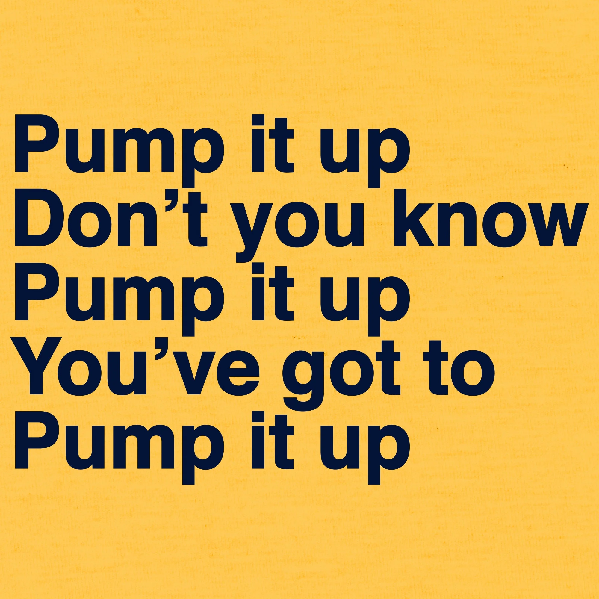 Pump It Up - Yellow Gold Triblend - Image 2