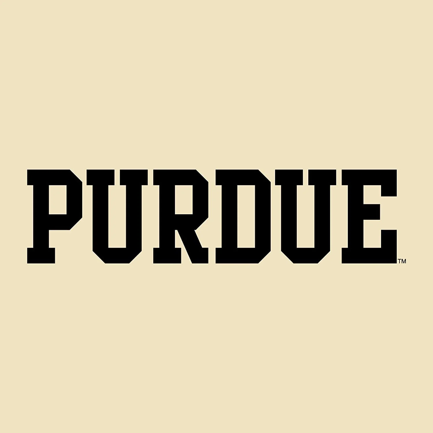 Purdue Boilermakers Basic Block T Shirt - Vegas Gold - Image 2