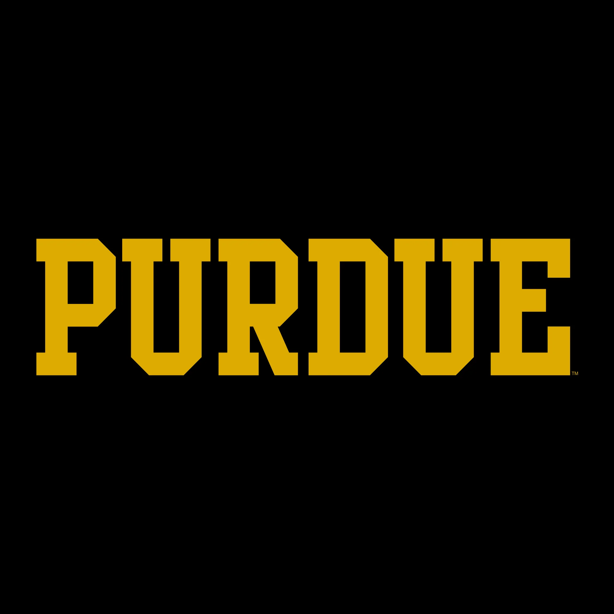 Purdue Boilermakers Basic Block Womens Racerback Tank - Black - Image 2