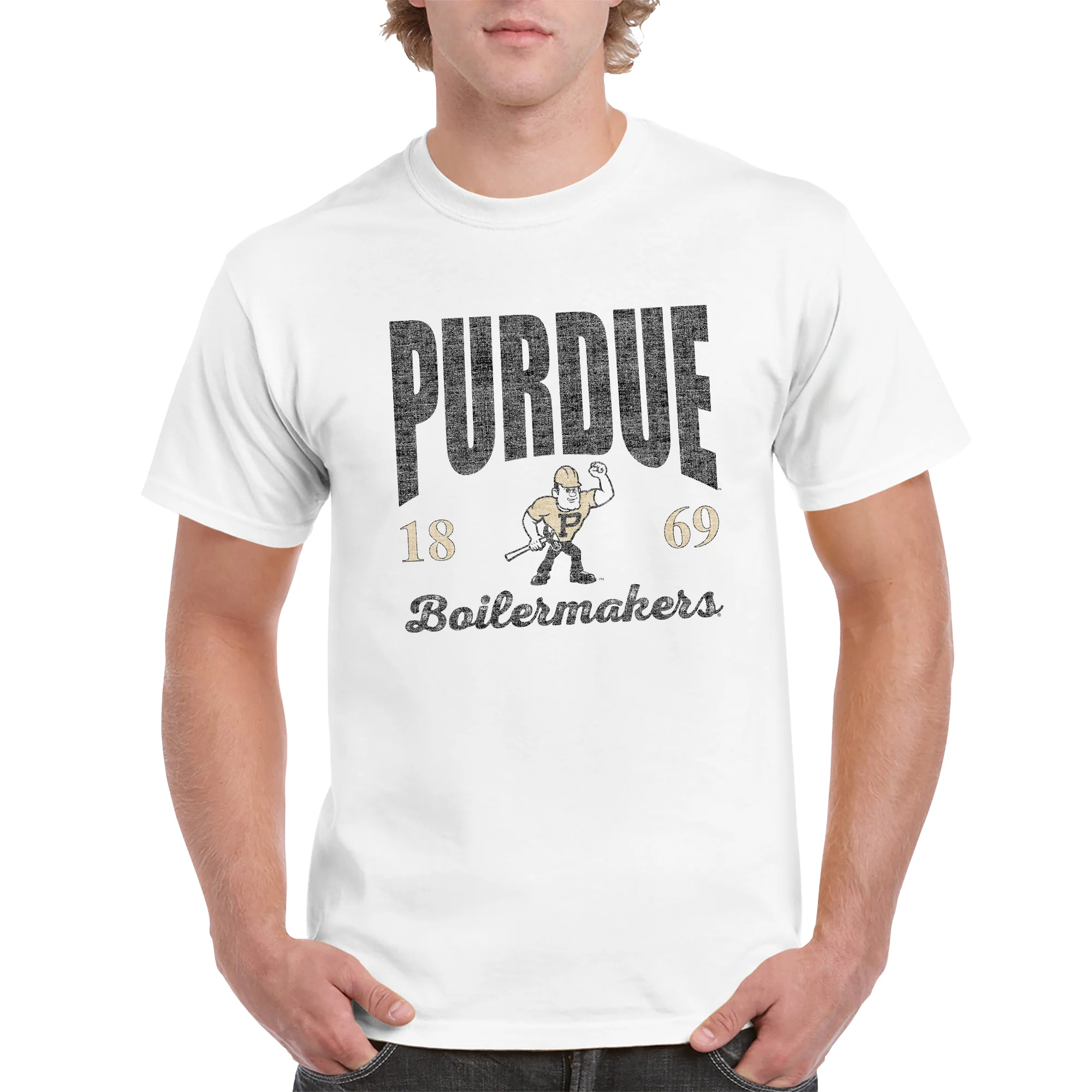 Purdue Giving Noise T-Shirt - White - Image 3