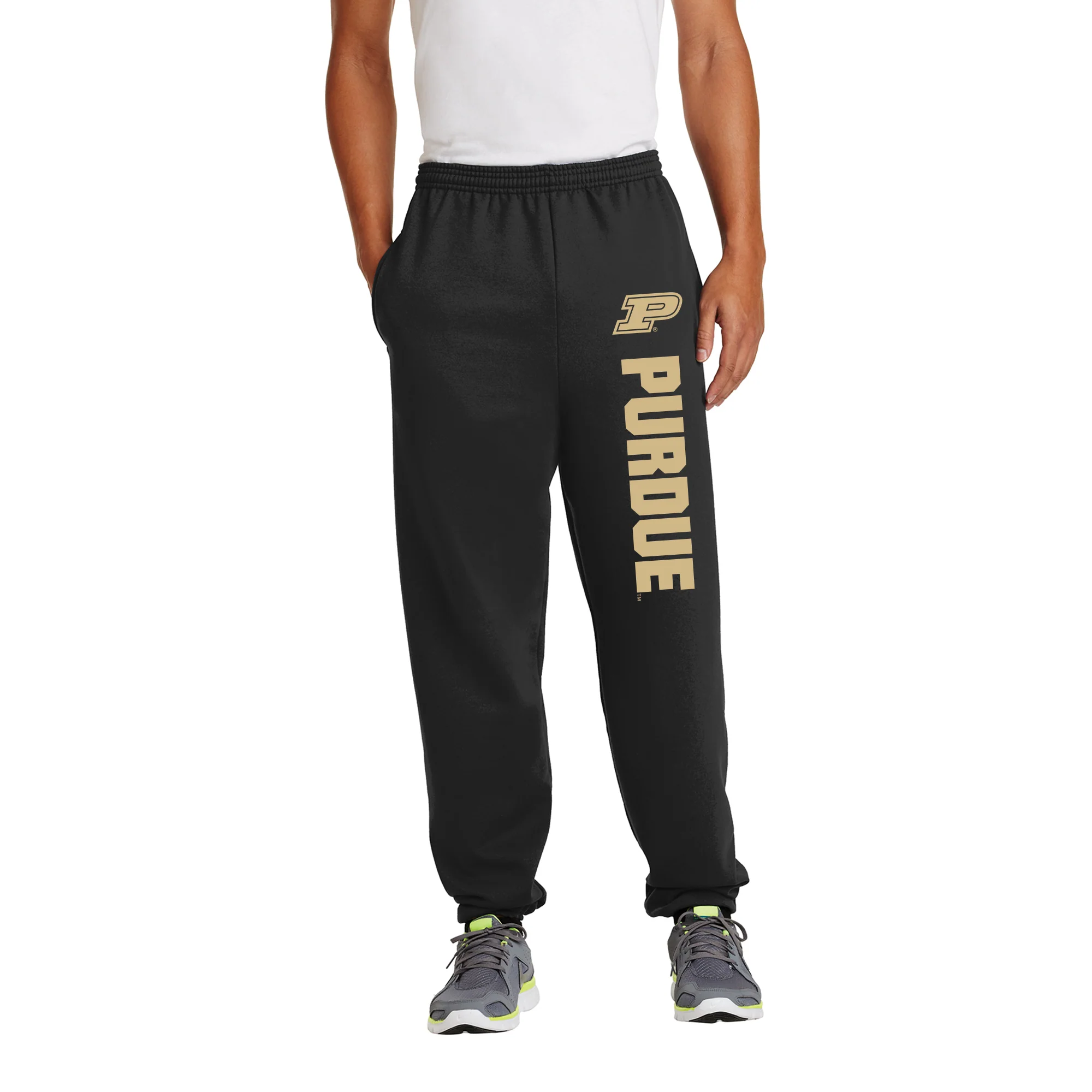 Purdue Logo Block JA BTB Sweatpants - Image 4