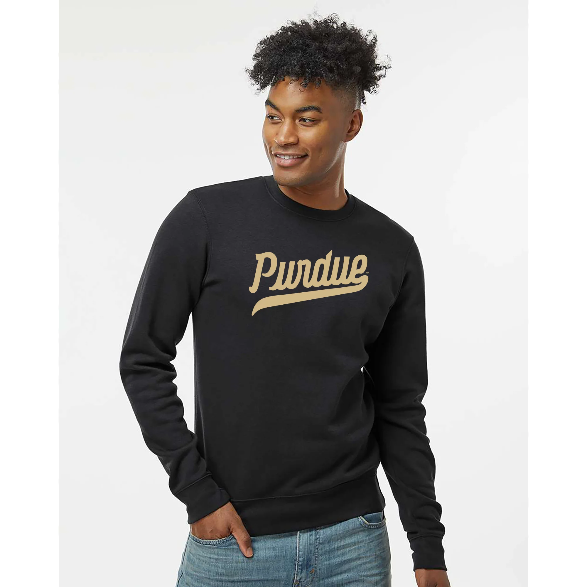 Purdue Script Mark JA BTB Crewneck - Image 4