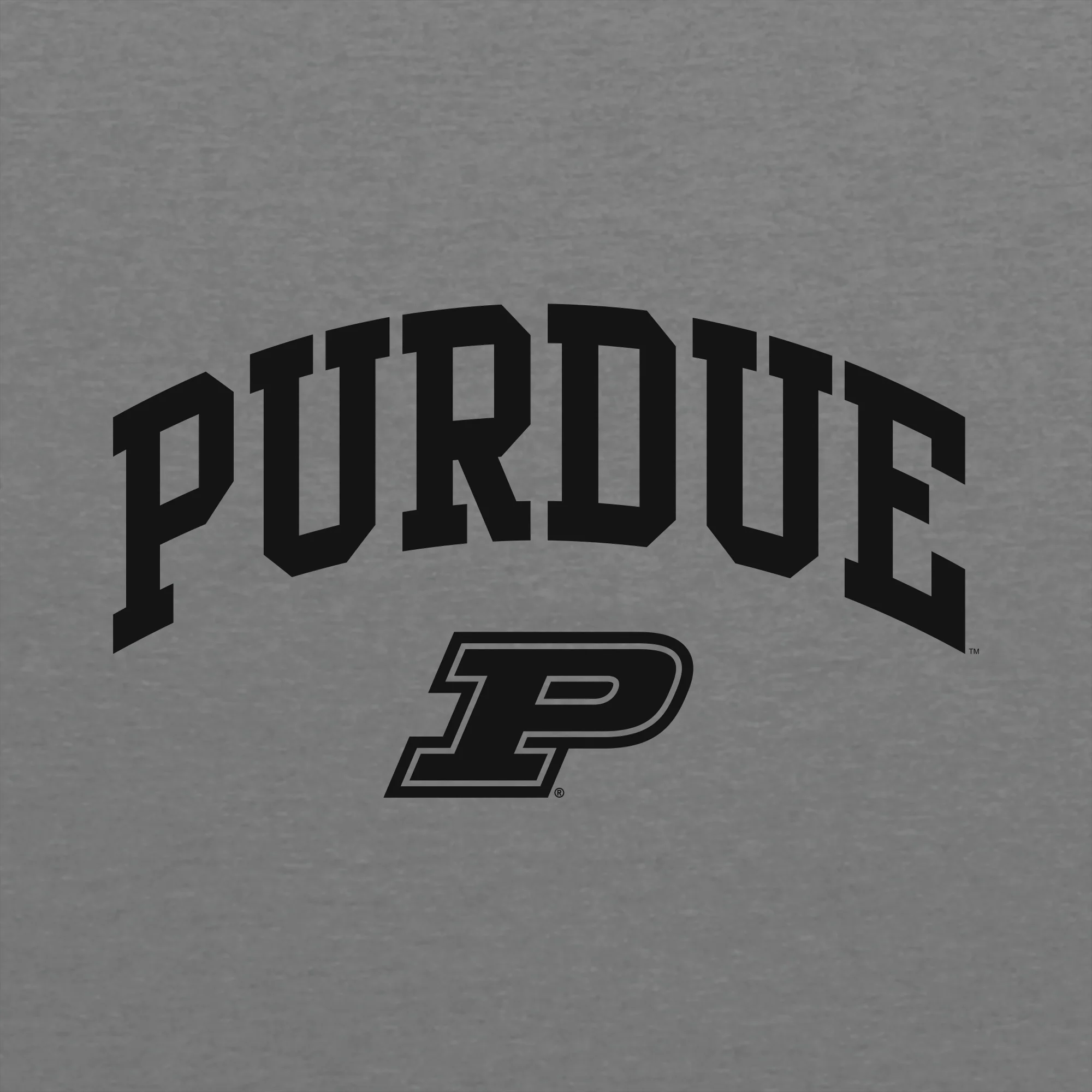 Purdue University Boilermakers Arch Logo T Shirt - Premium Heather - Image 2