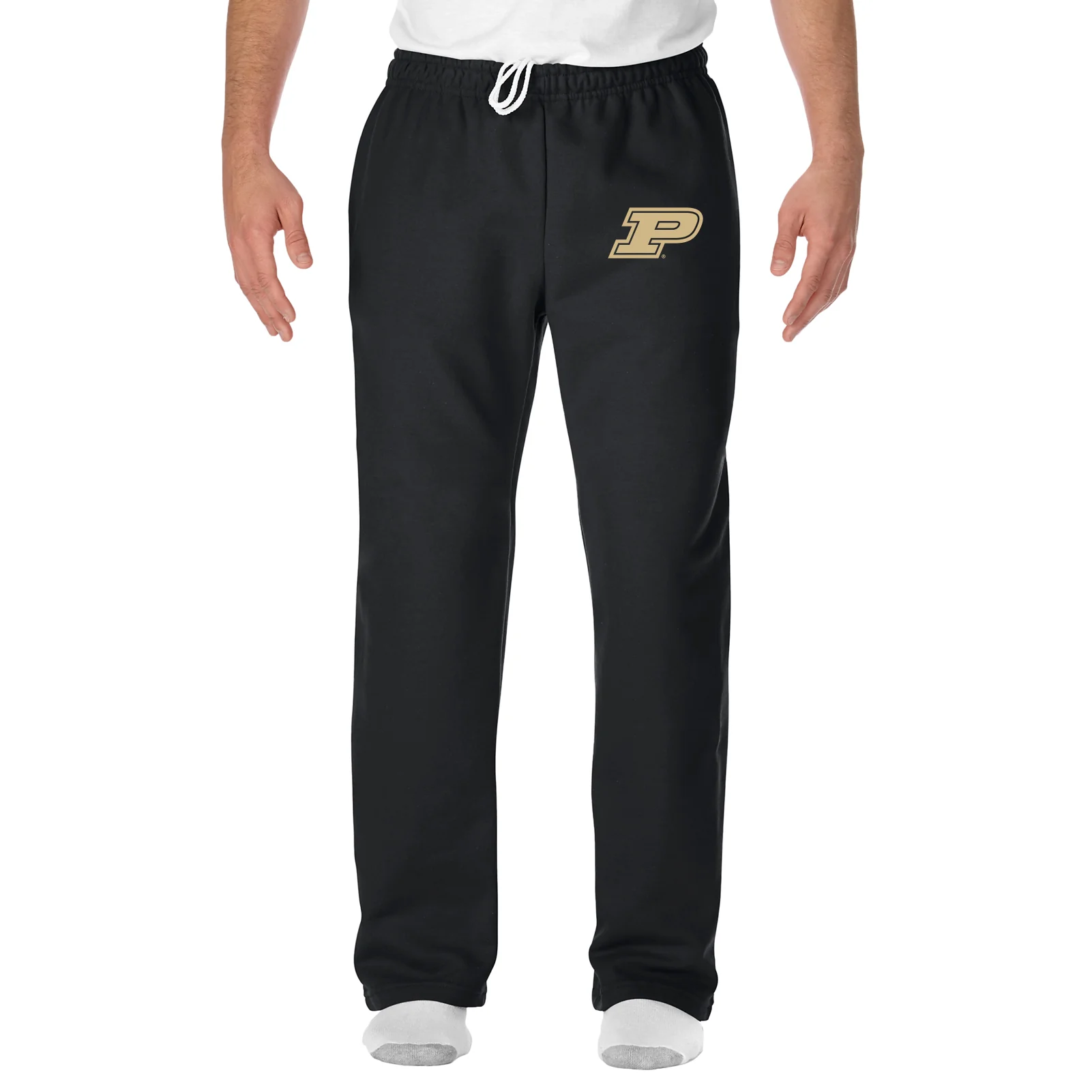 Purdue University Boilermakers Primary Logo Sweatpants - Black - Image 3