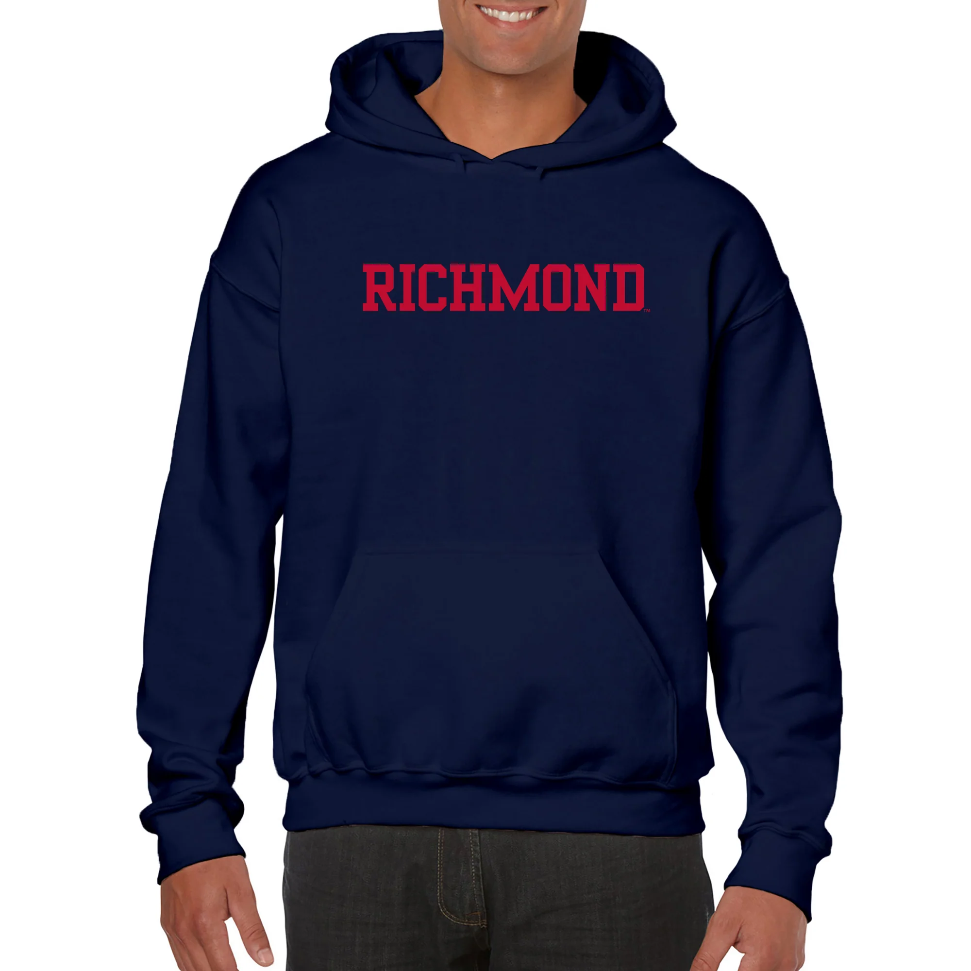Richmond Spiders Basic Block Hoodie - Navy - Image 3