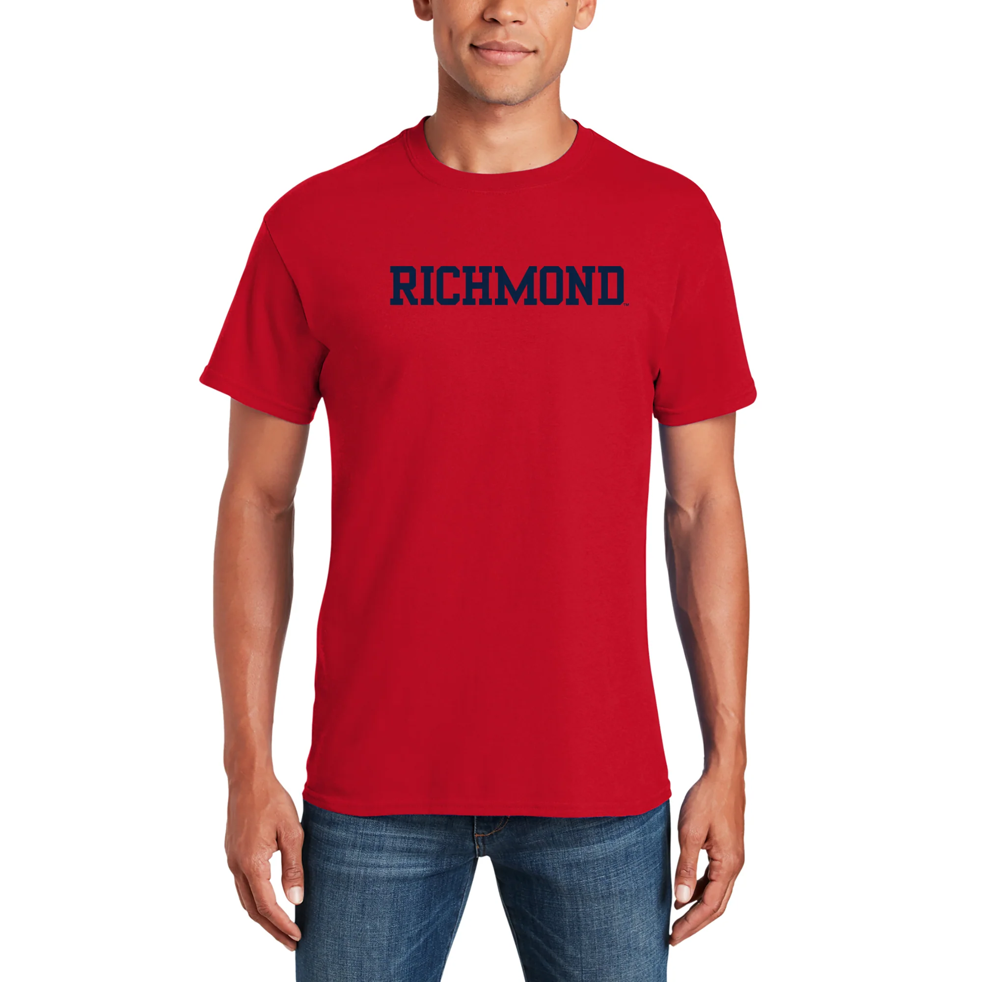 Richmond Spiders Basic Block T Shirt - Red - Image 3