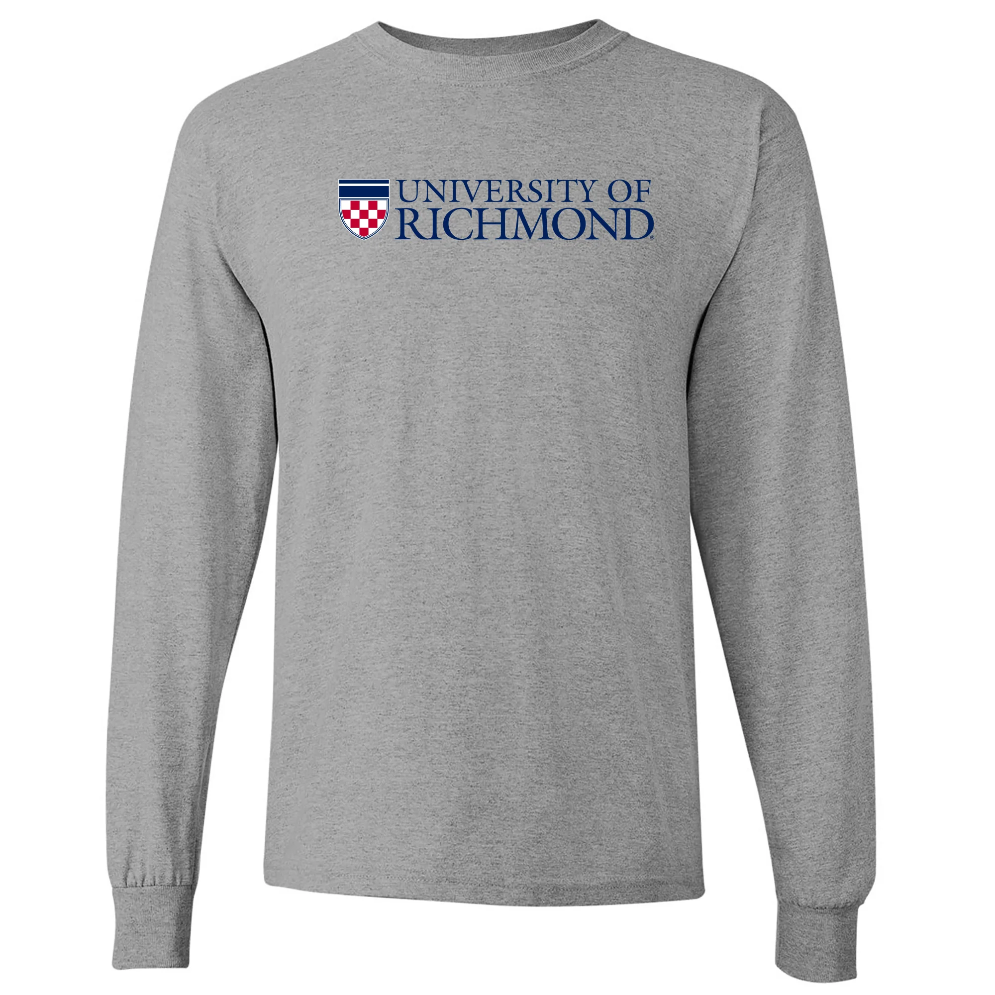 Richmond Spiders Institutional Logo Long Sleeve T Shirt - Sport Grey