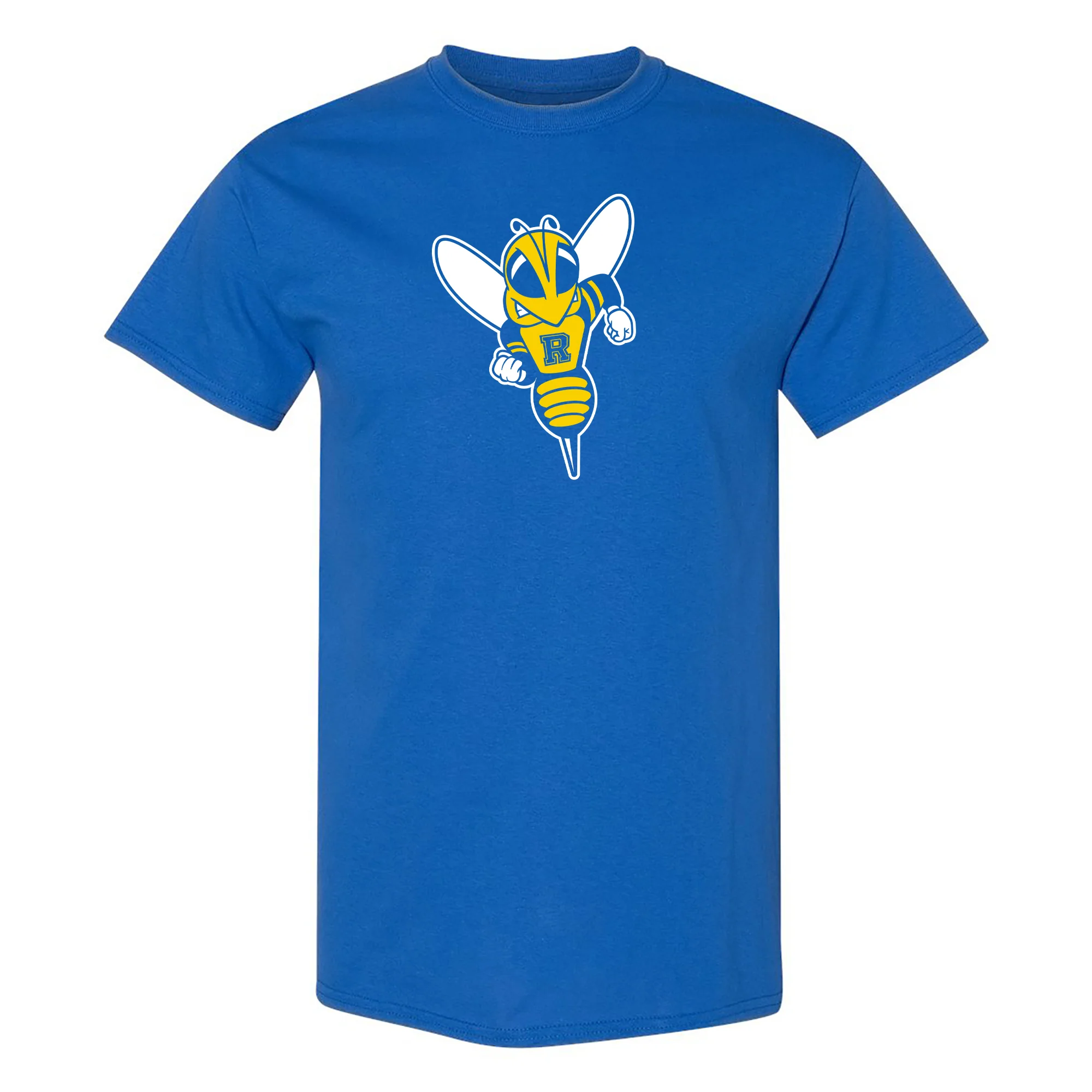 University of Rochester Yellowjackets Primary Logo Short Sleeve T Shirt - Royal