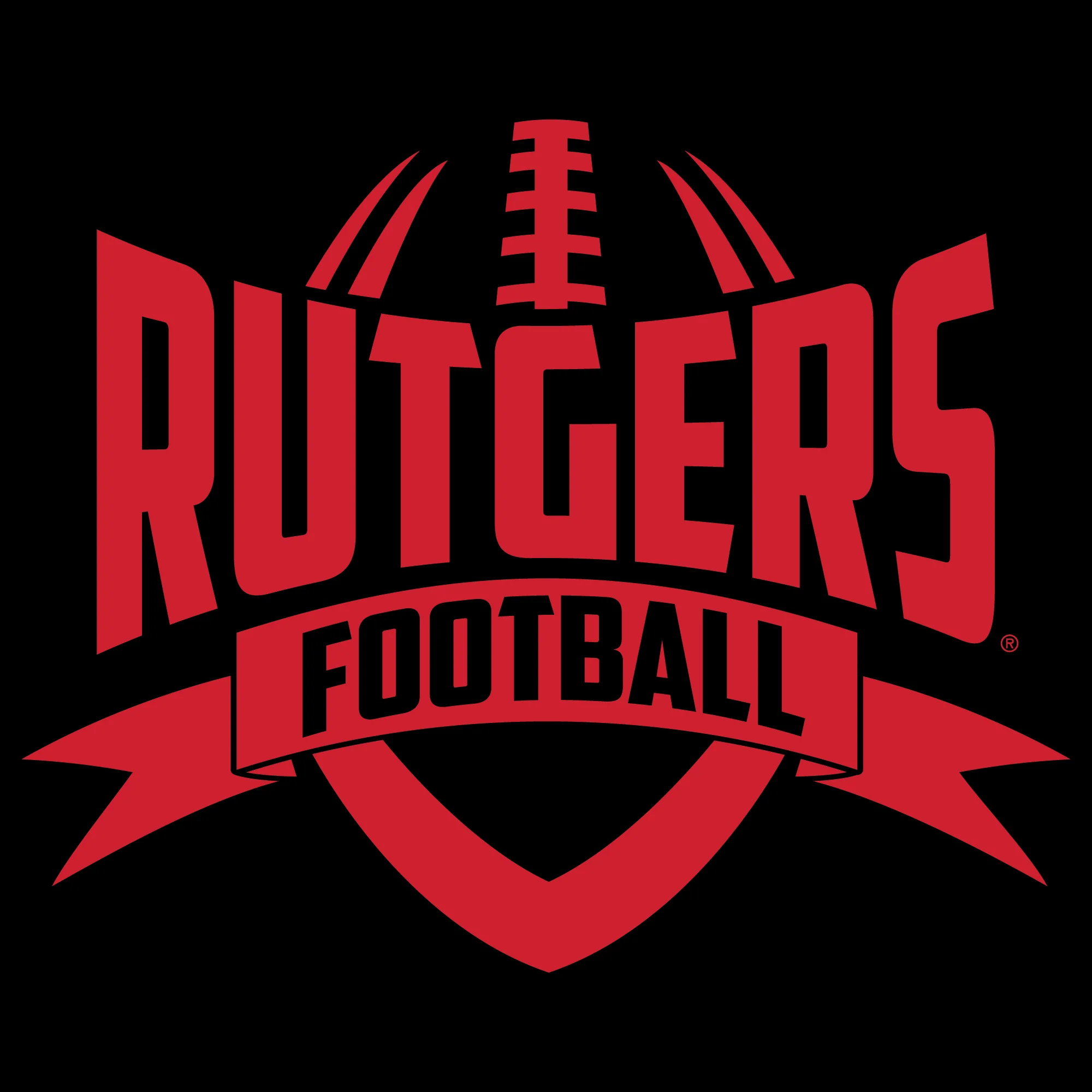 Rutgers Scarlet Knights Football Rush T-Shirt - Black - Image 2