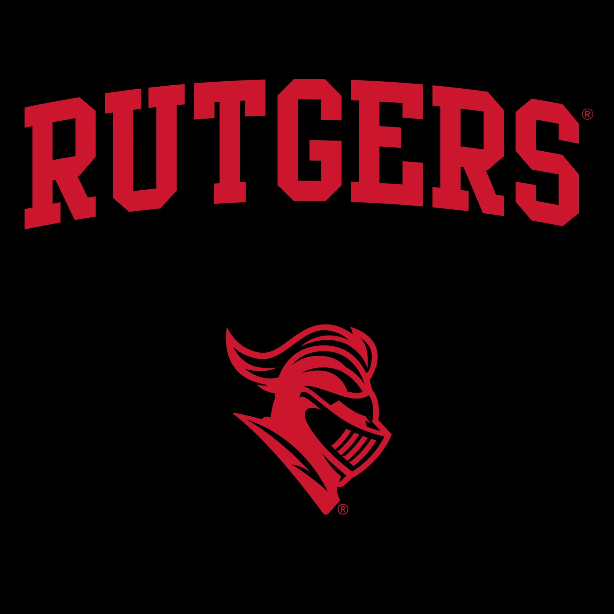 Rutgers University Scarlet Knights Arch Logo Hoodie - Black - Image 2