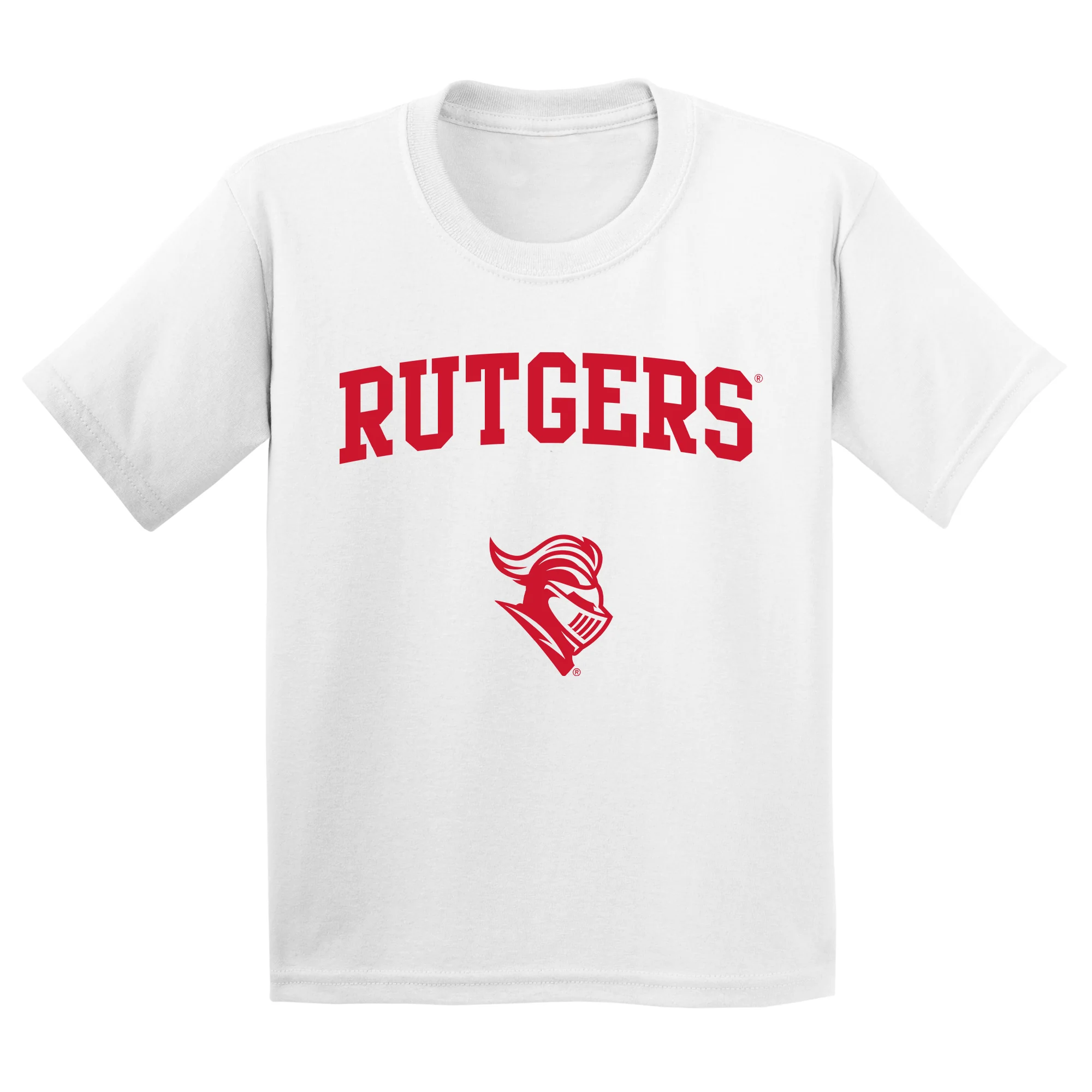 Rutgers University Scarlet Knights Arch Logo Youth T-Shirt - White