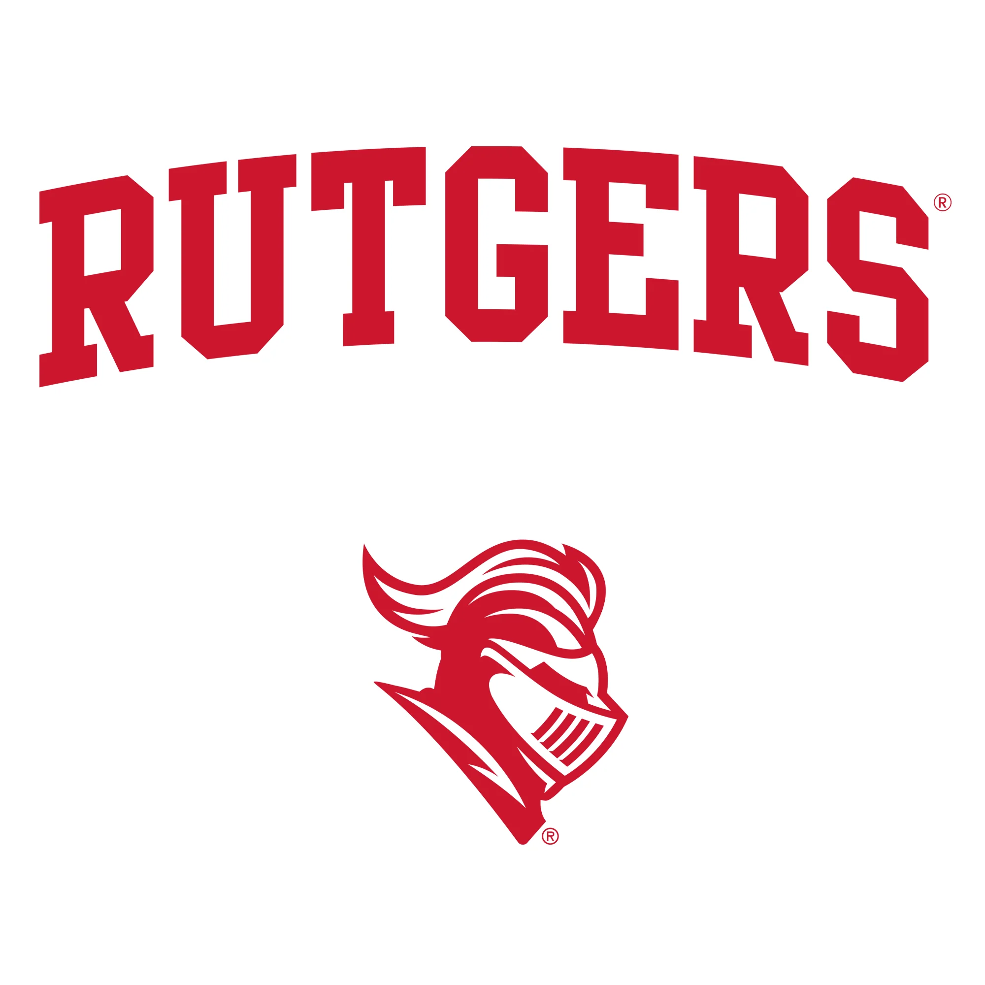 Rutgers University Scarlet Knights Arch Logo Youth T-Shirt - White - Image 2
