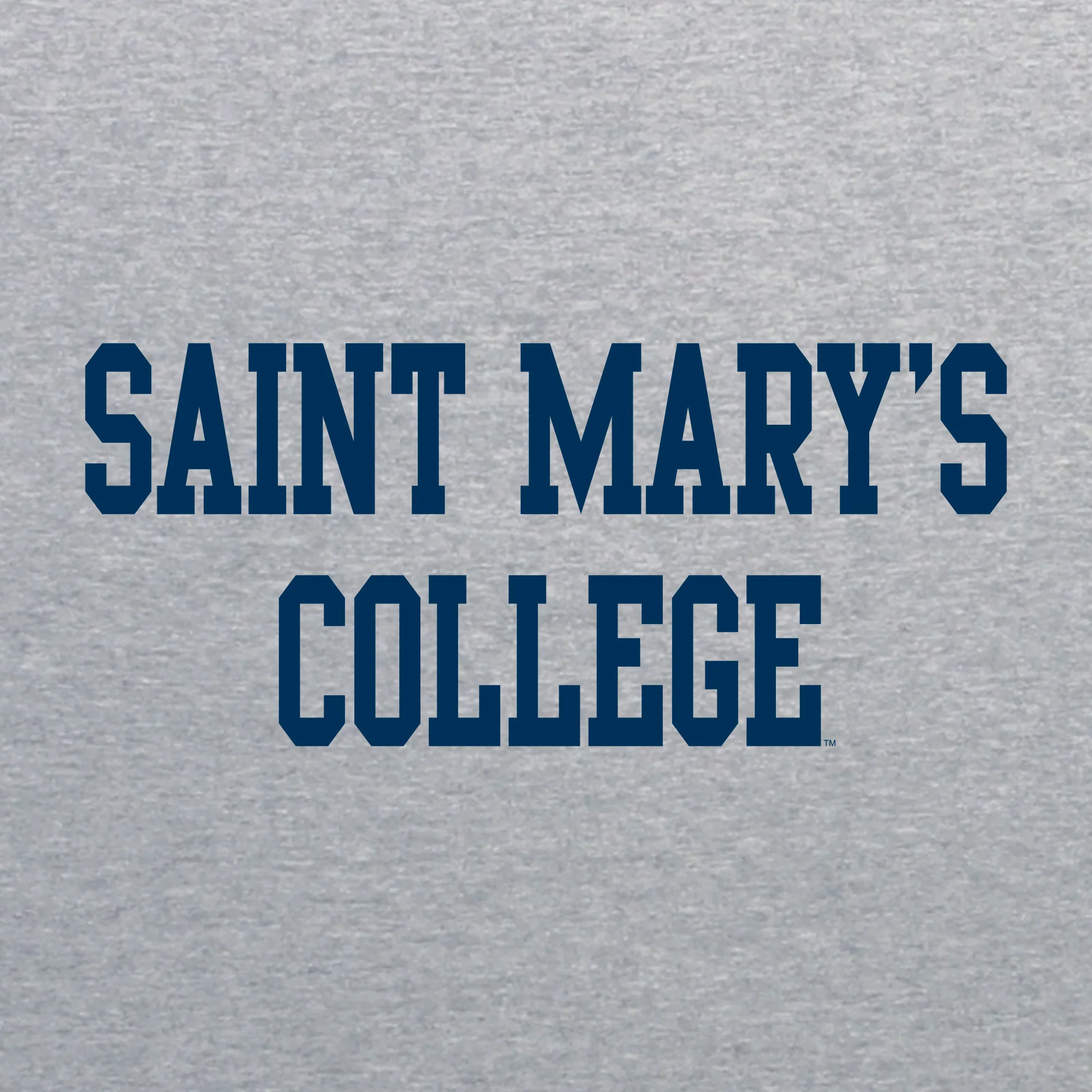 Saint Mary's College Gaels Basic Block Long Sleeve T Shirt - Sport Grey - Image 2