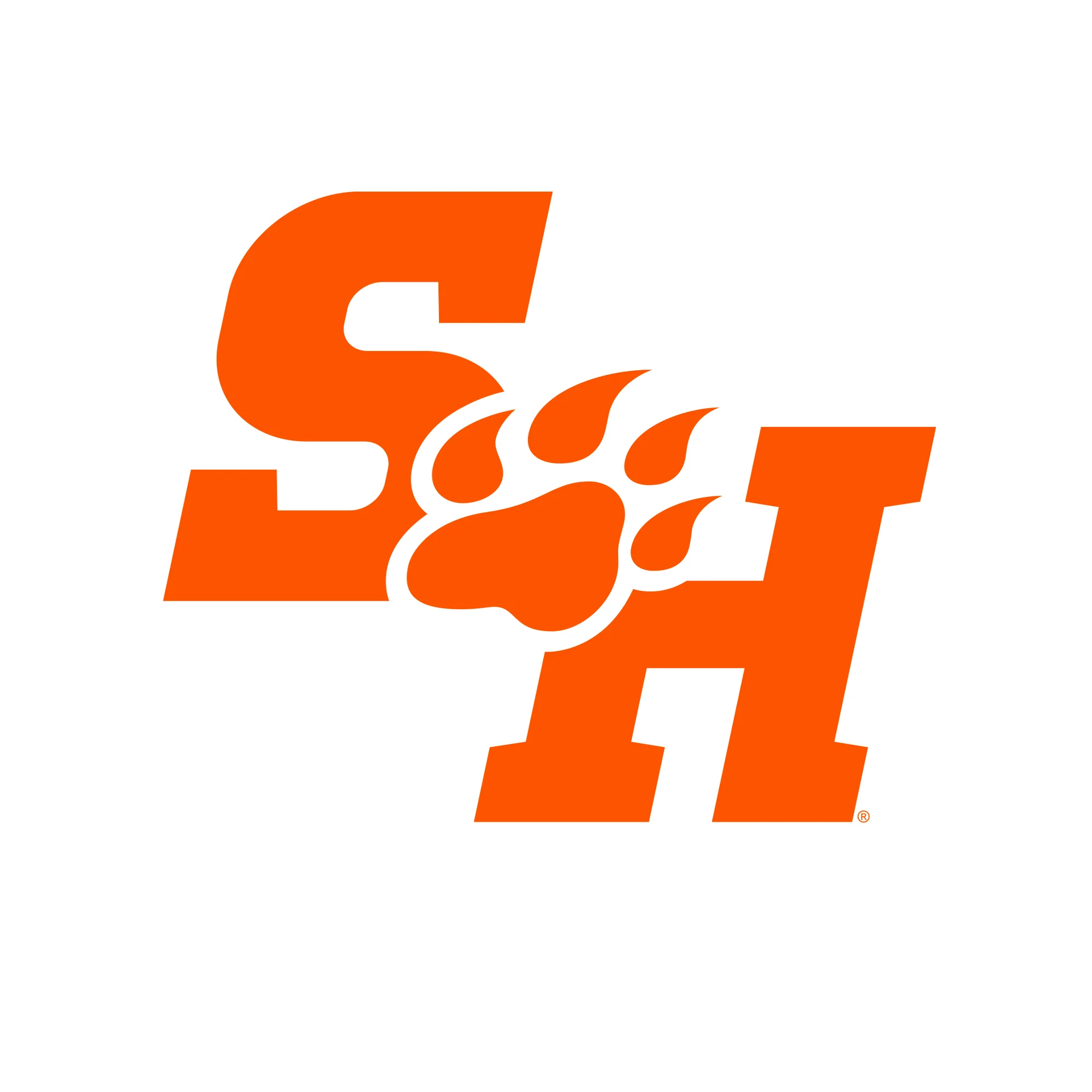 Sam Houston State University Bearkats Primary Logo Hoodie - White - Image 2