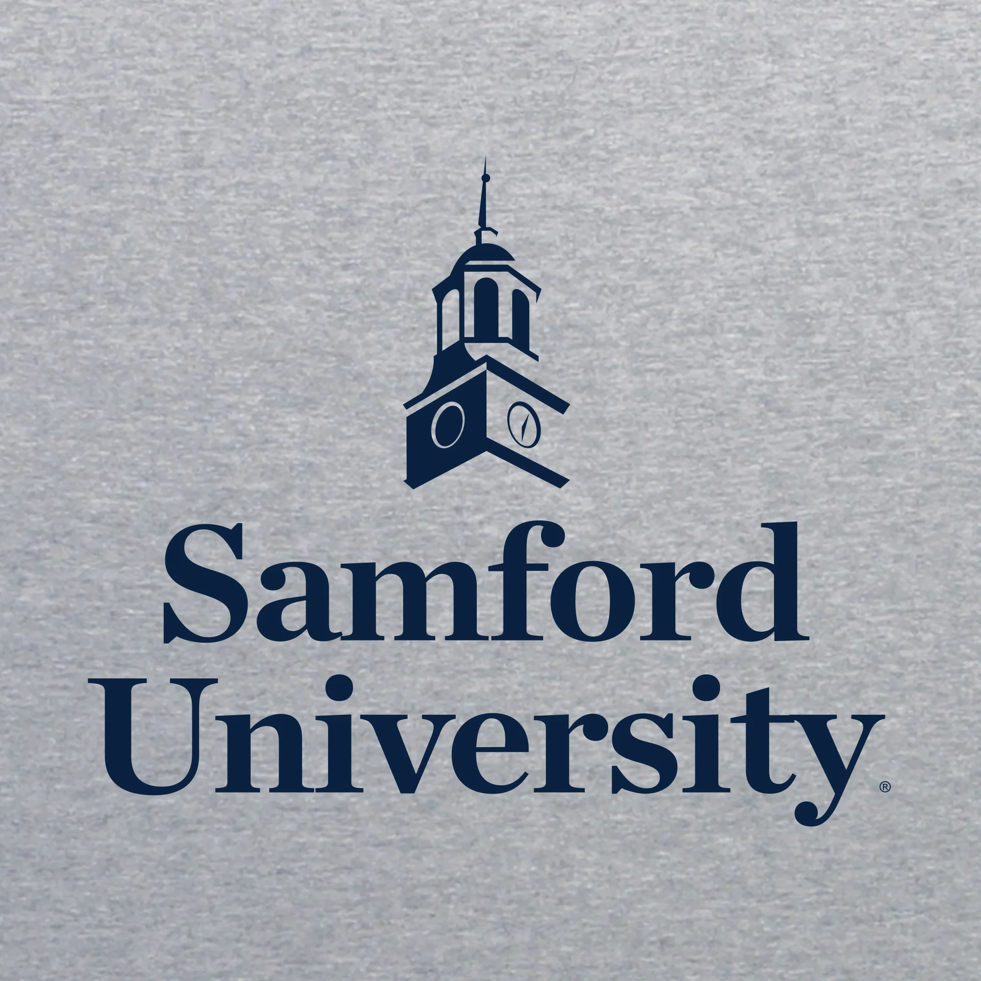 Samford Institutional Logo Long Sleeve - Sport Grey - Image 2