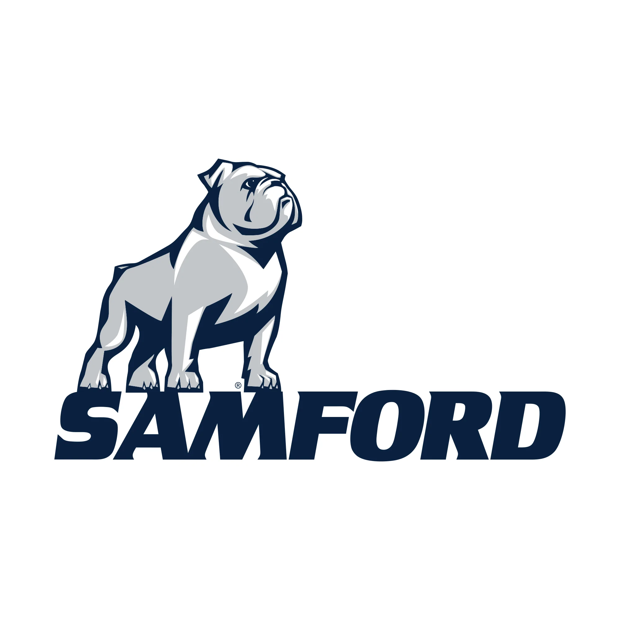 Samford Primary Logo Hoodie - White - Image 2
