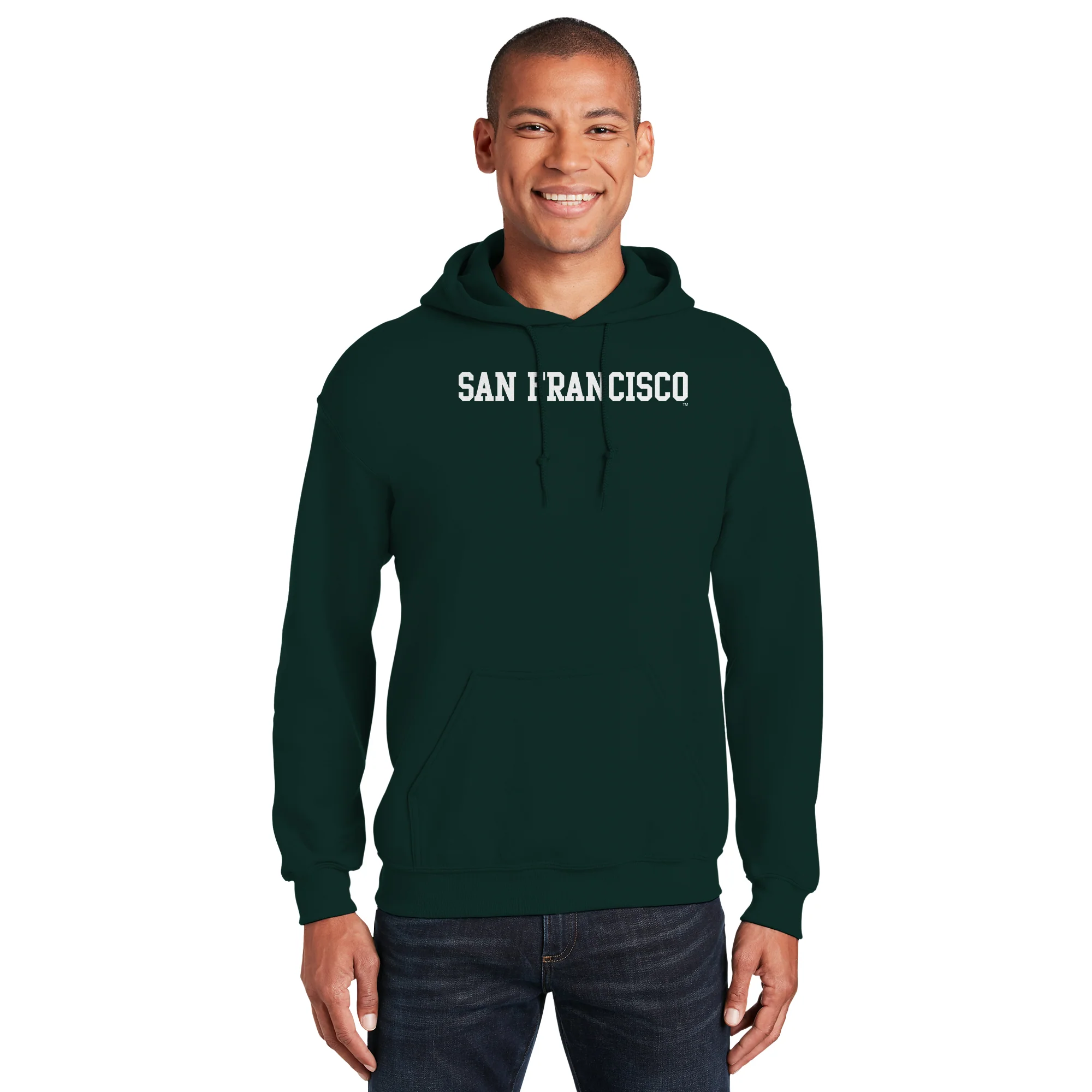 San Francisco Dons Basic Block Hoodie - Forest - Image 3