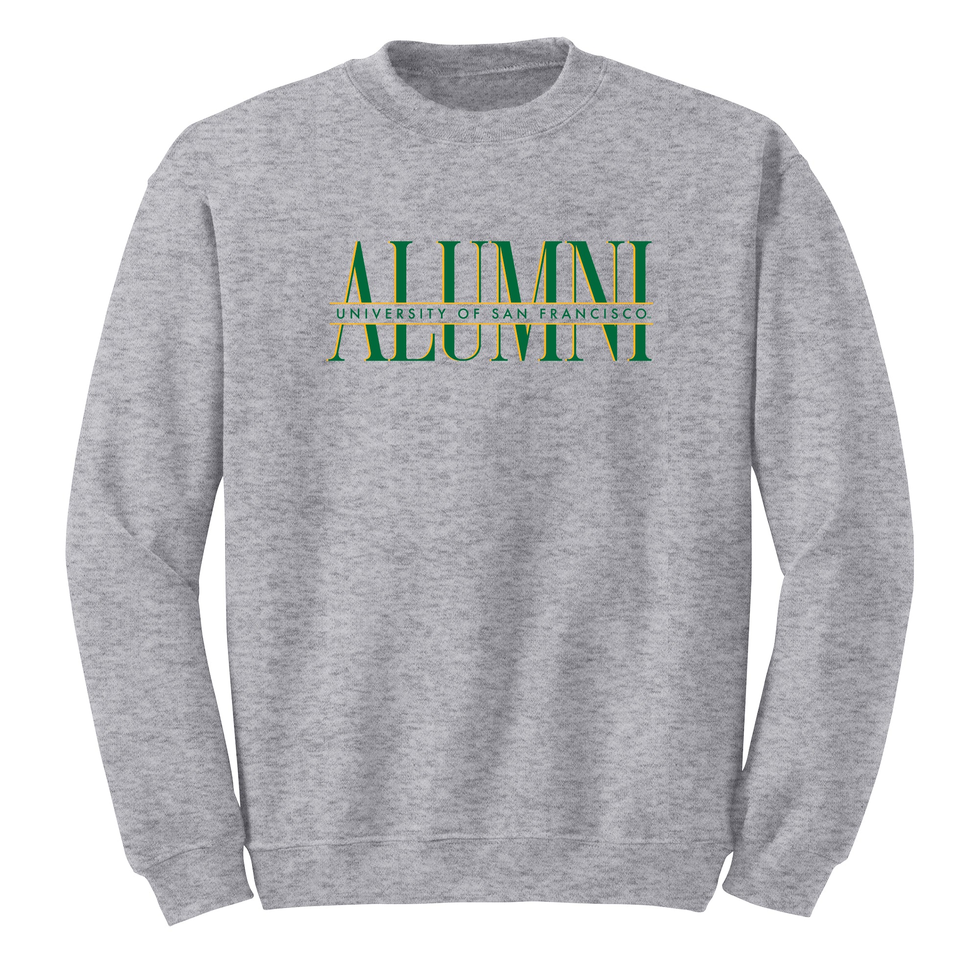 San Francisco Dons Classic Alumni Crewneck Sweatshirt - Sport Grey