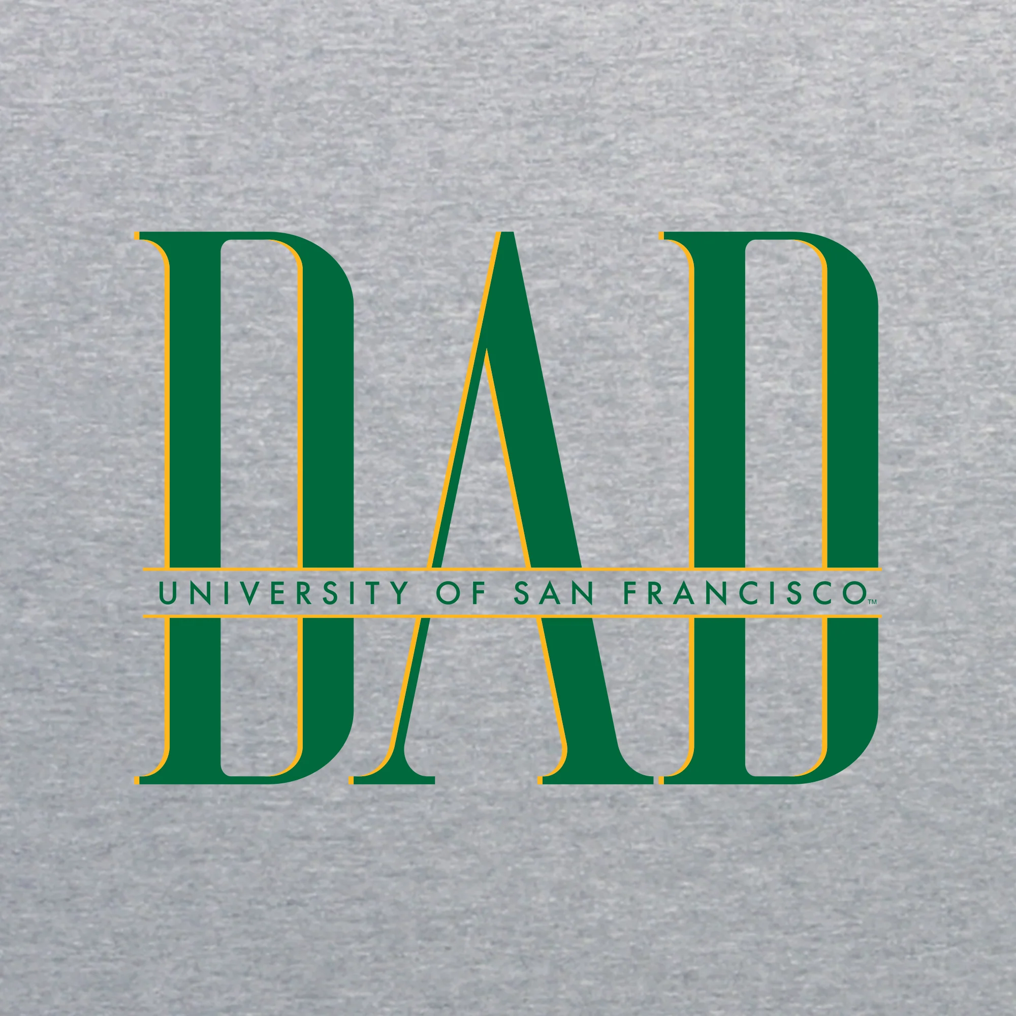 San Francisco Dons Classic Dad T-Shirt - Sport Grey - Image 2