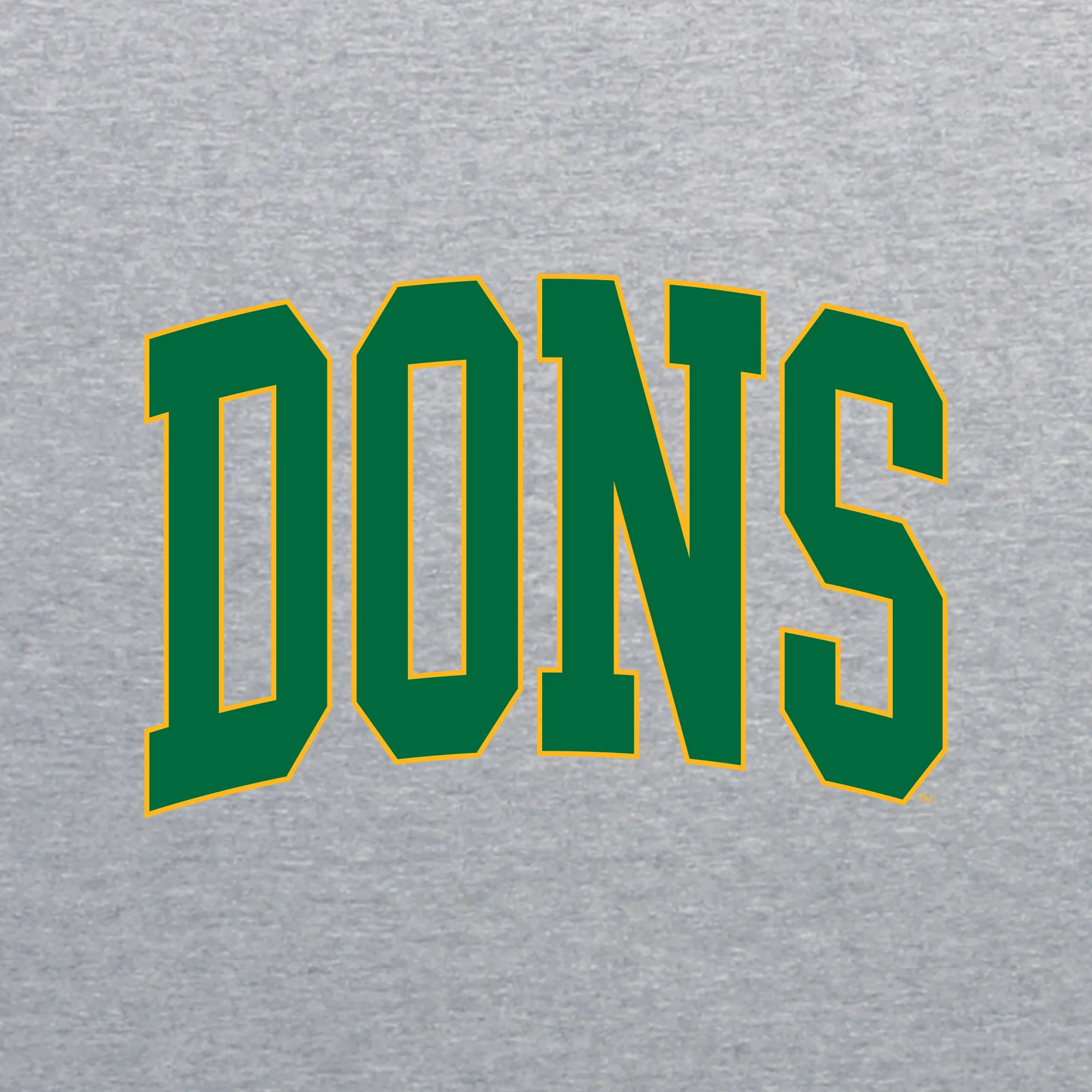 San Francisco Dons Mega Arch Crewneck Sweatshirt - Sport Grey - Image 2