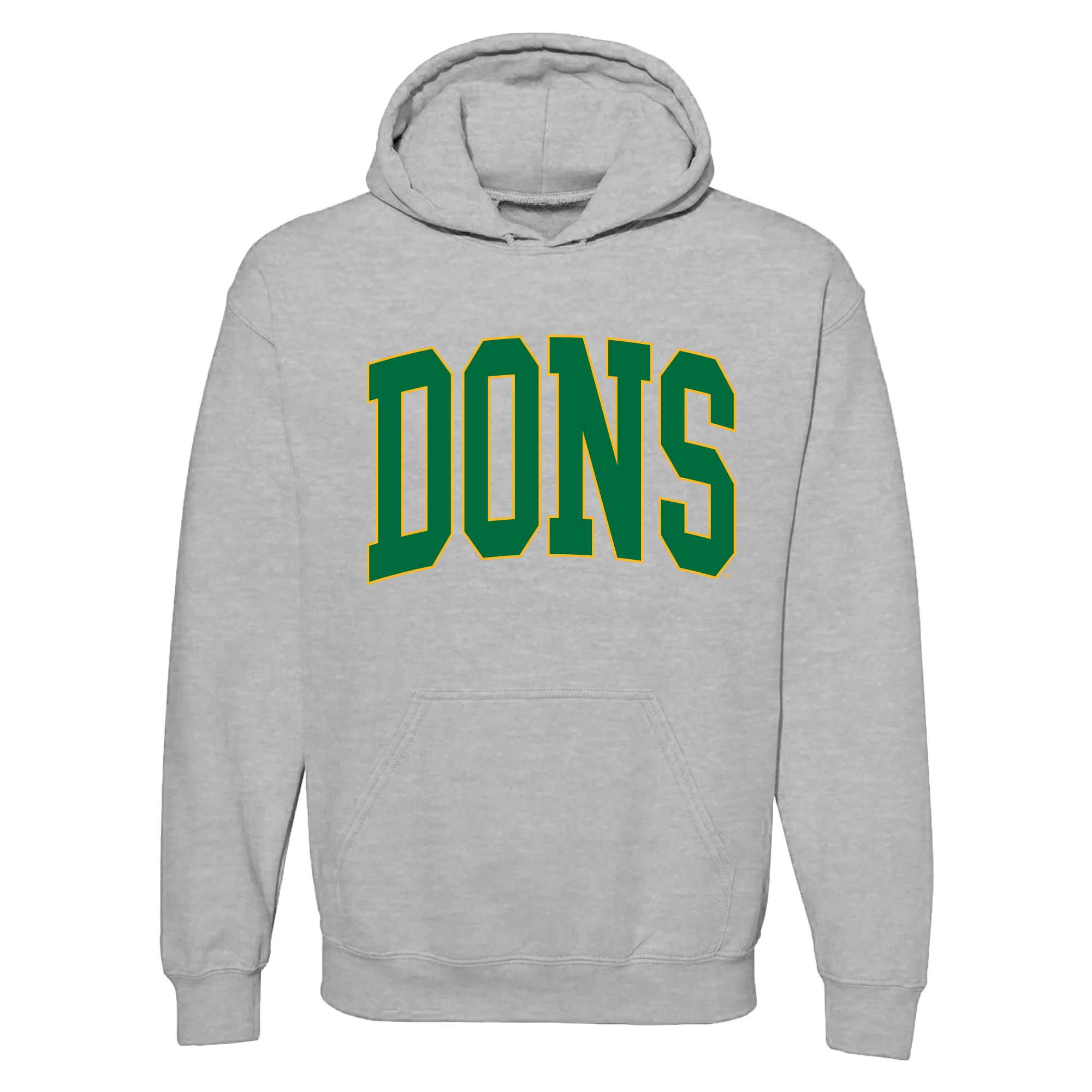 San Francisco Dons Mega Arch Hoodie - Sport Grey