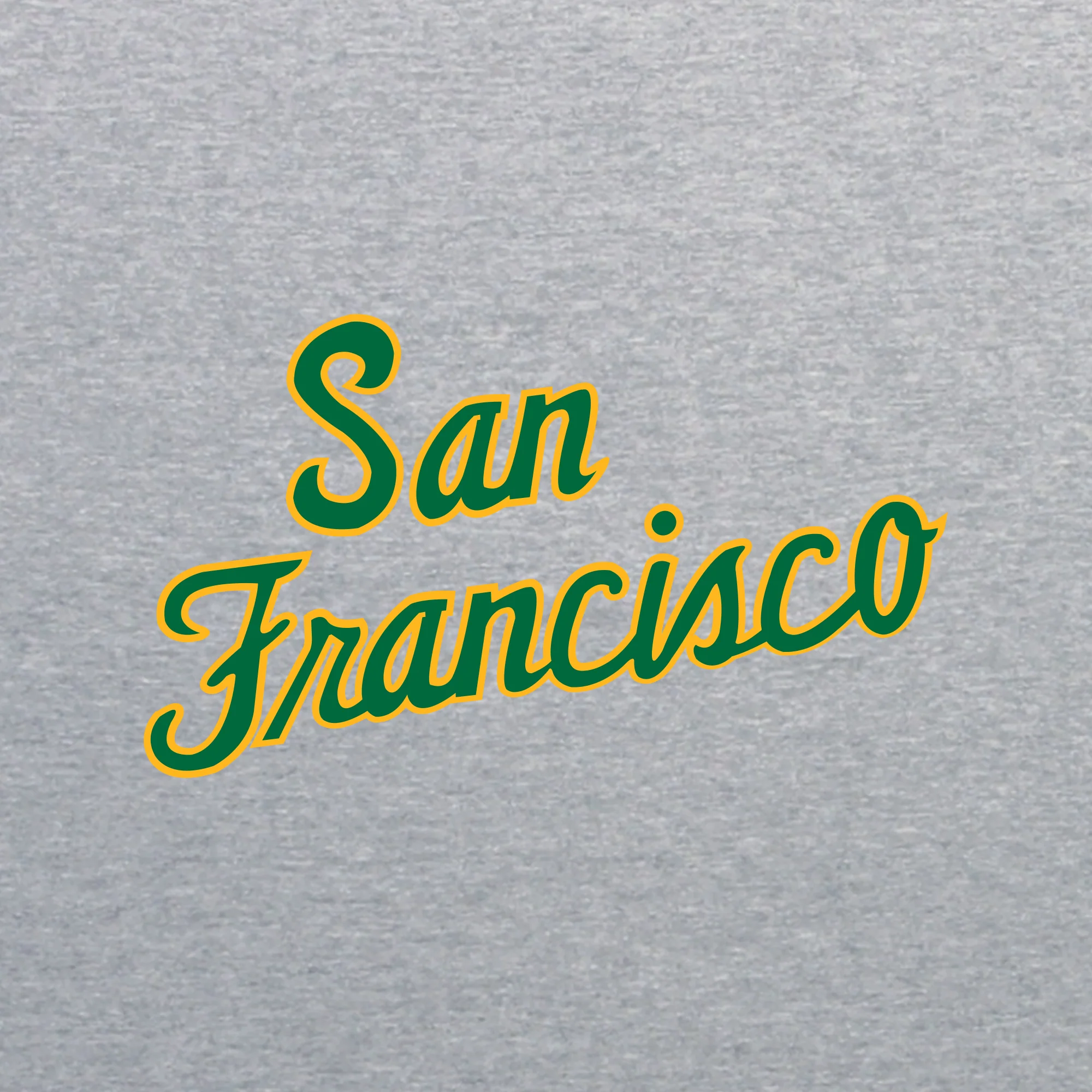 San Francisco Dons Script Logo Crewneck Sweatshirt - Sport Grey - Image 2