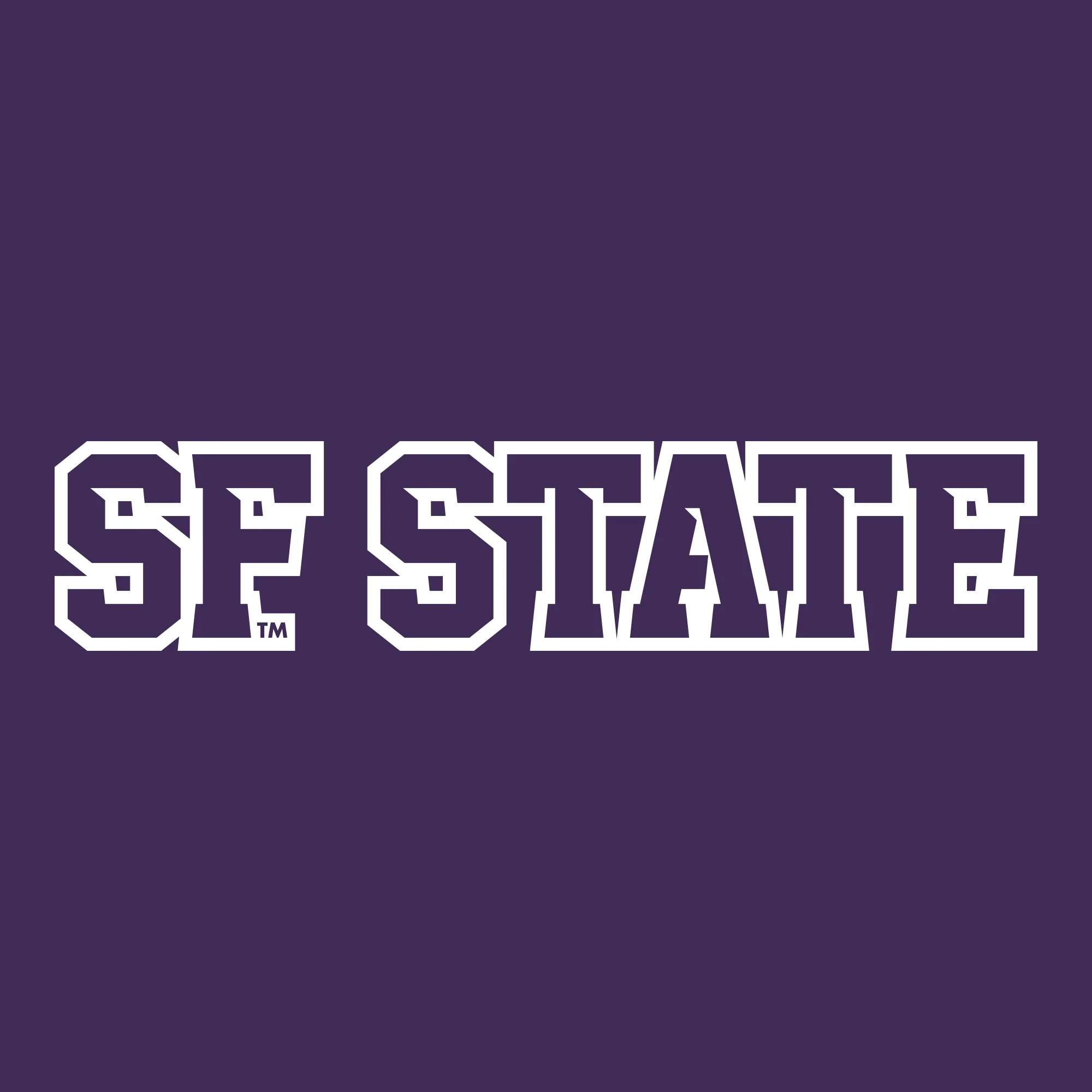 San Francisco State University Gators Basic Block Hoodie - Purple - Image 2