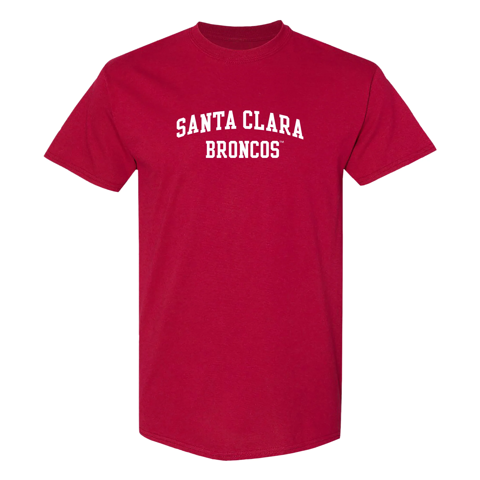 Santa Clara Broncos Arch Logo T-Shirt - Image 2