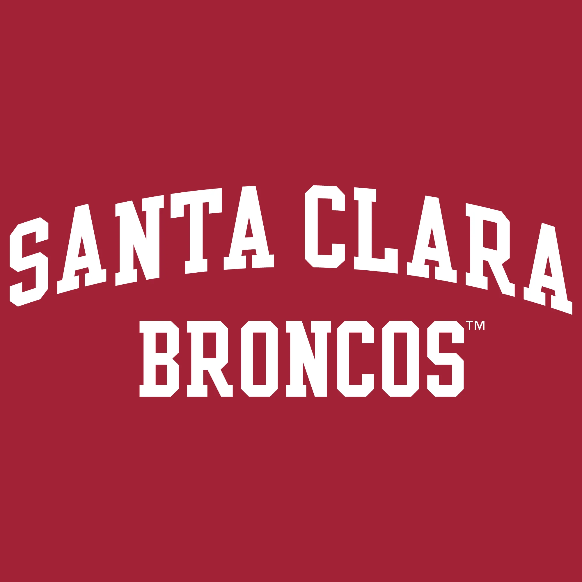 Santa Clara Broncos Arch Logo T-Shirt - Image 5