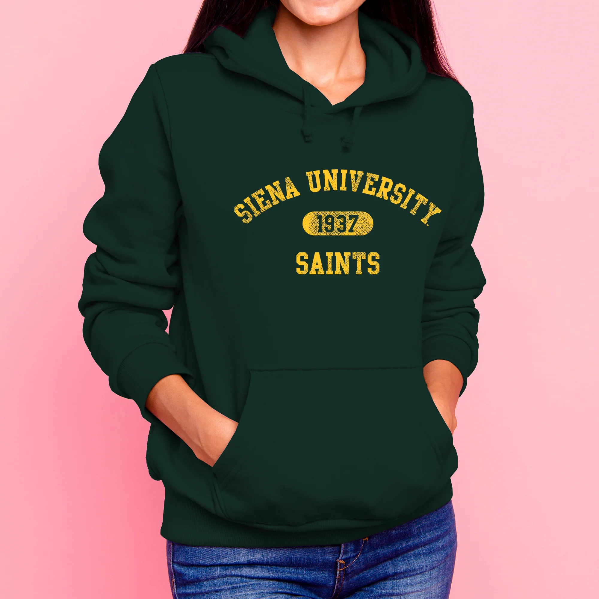 Siena University Athletic Arch Hoodie - Forest - Image 4