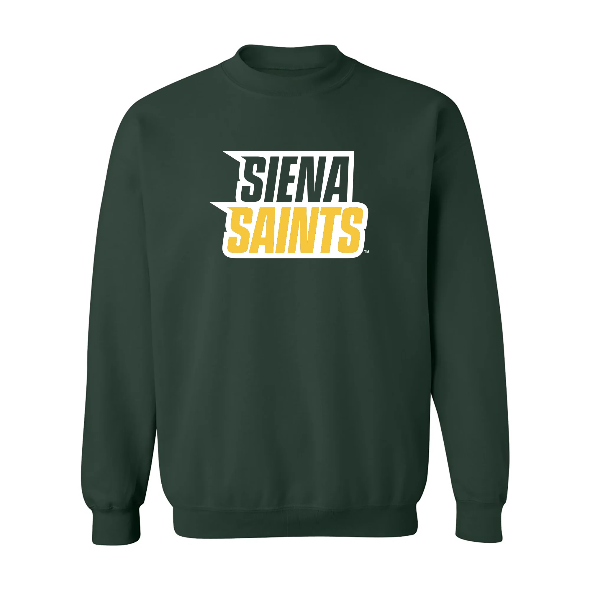 Siena University Basic Block Crewneck - Forest