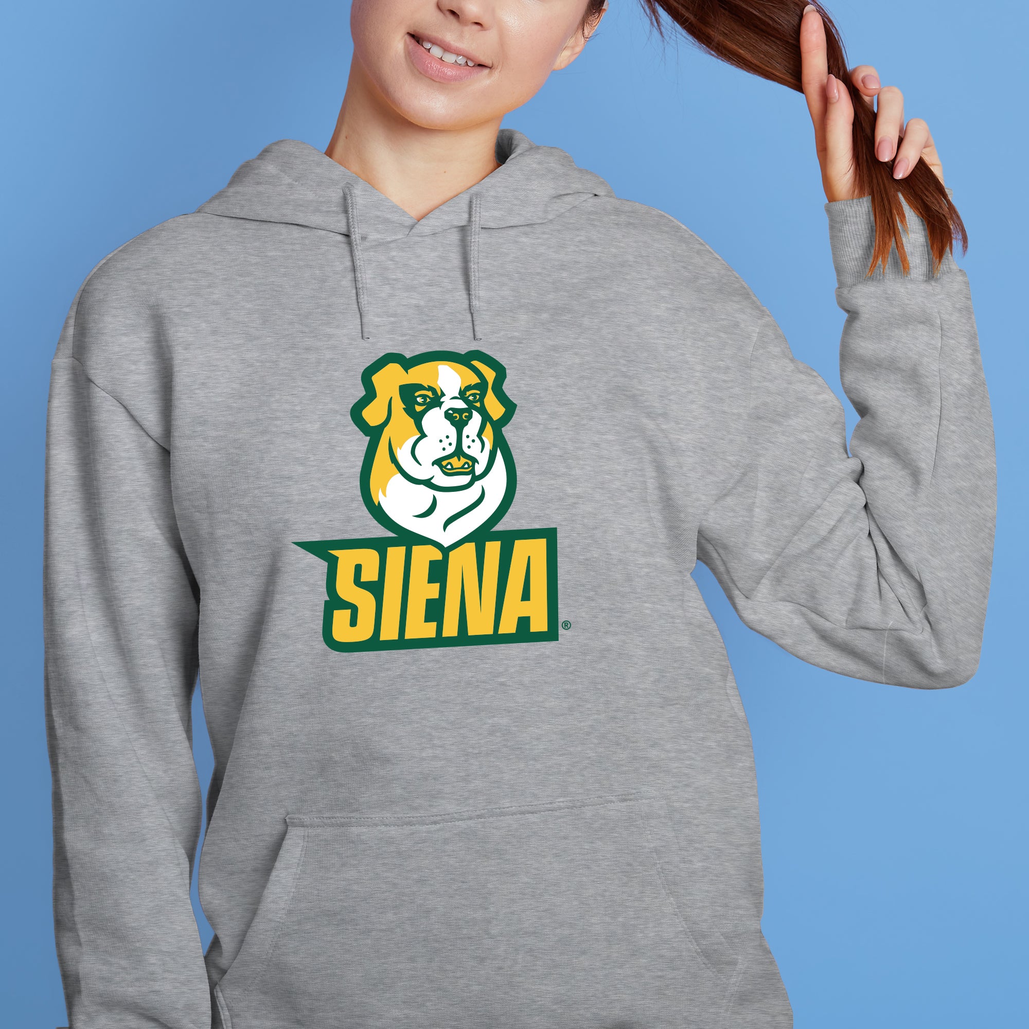 Siena University Primary Logo Hoodie - Image 8
