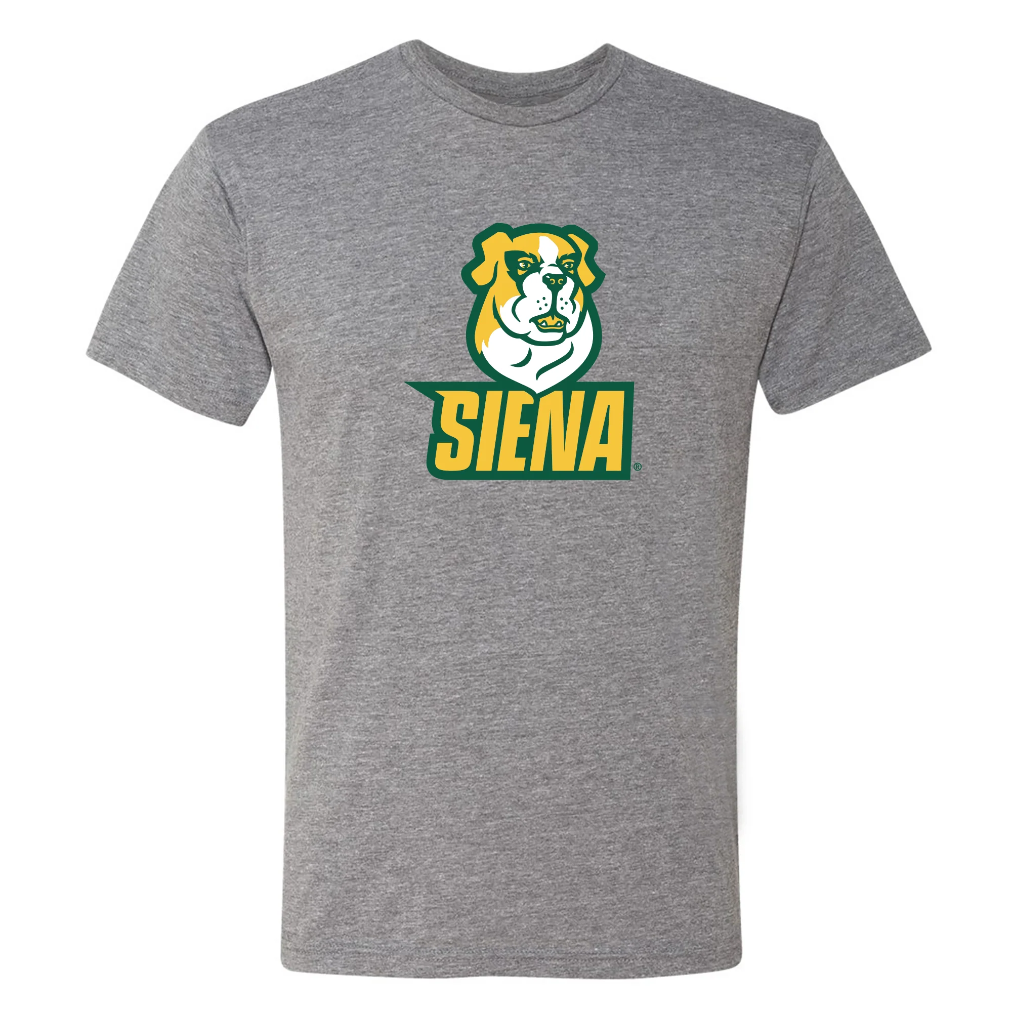 Siena University Primary Logo NLA Triblend T-Shirt - Image 2