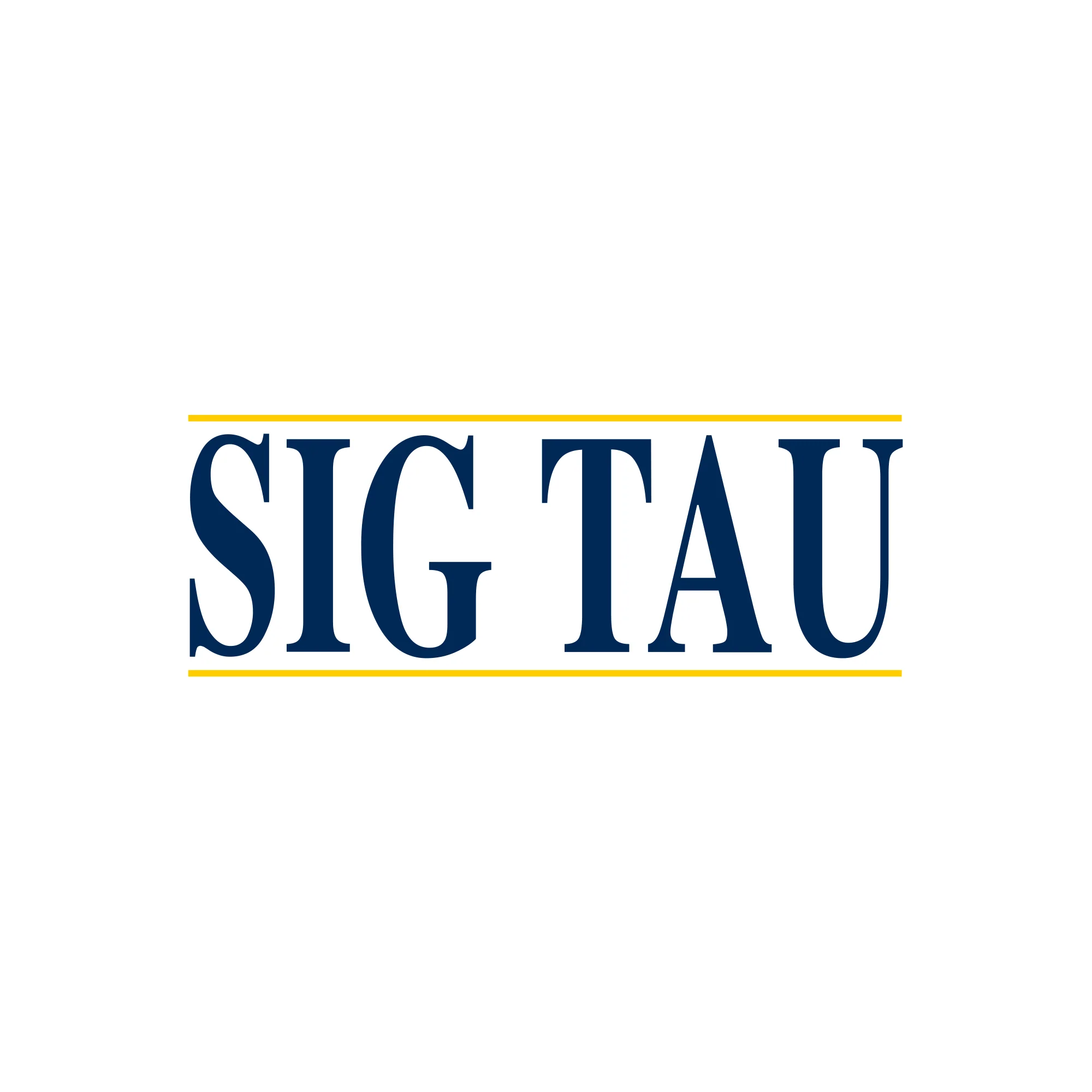 Sigma Tau Gamma Greek Headline Flatbill Snapback Hat - White - Image 2