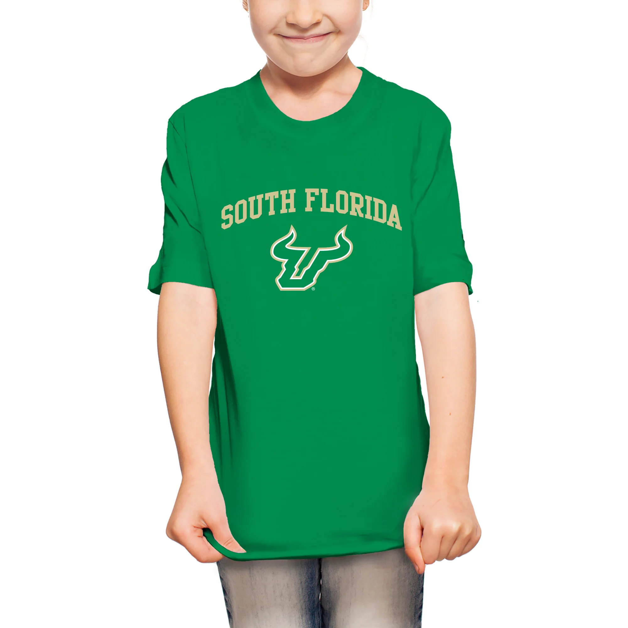 South Florida Bulls Arch Logo Youth T-Shirt - Image 6