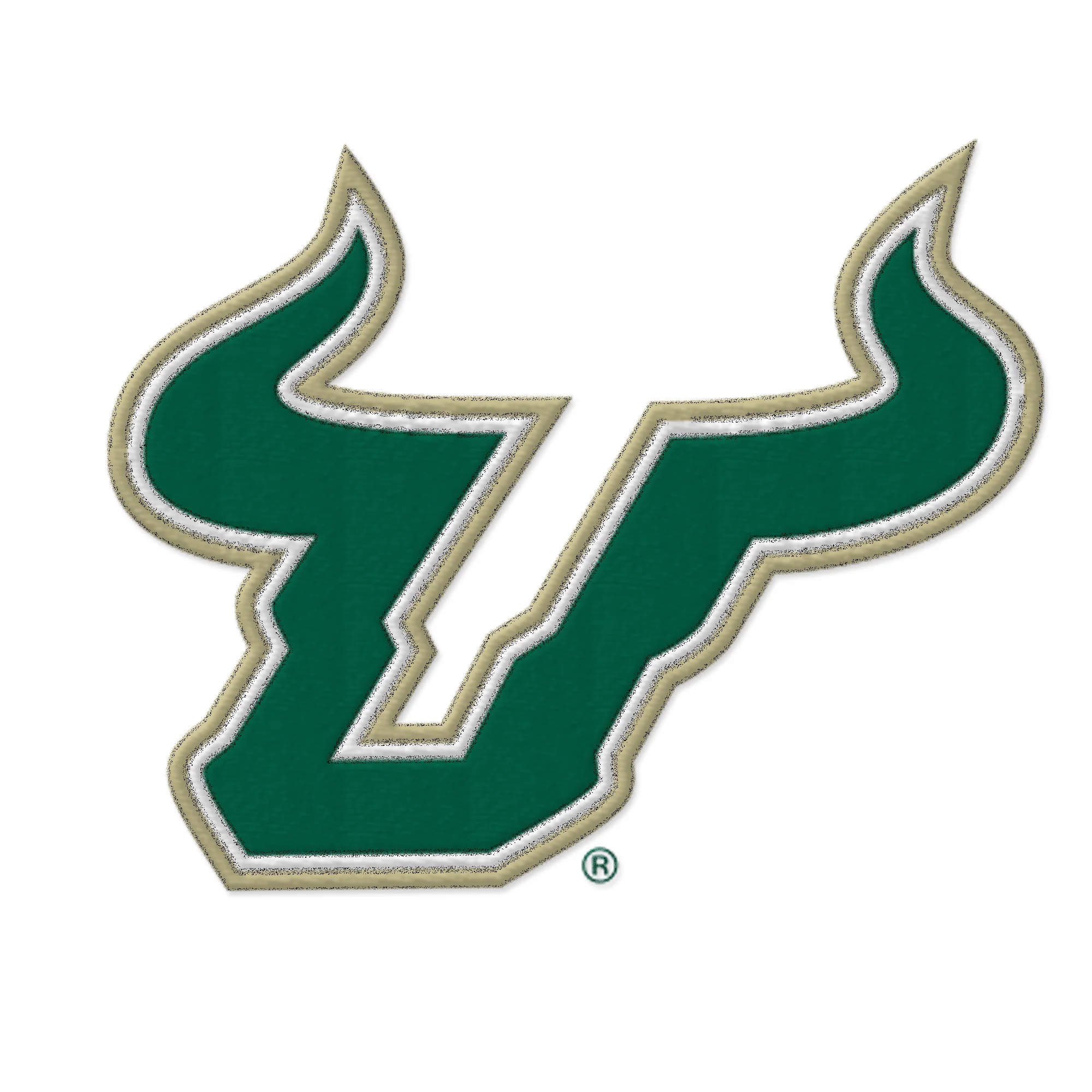 South Florida Bulls Primary Logo Cuffed Beanie - One Size - White - Image 2