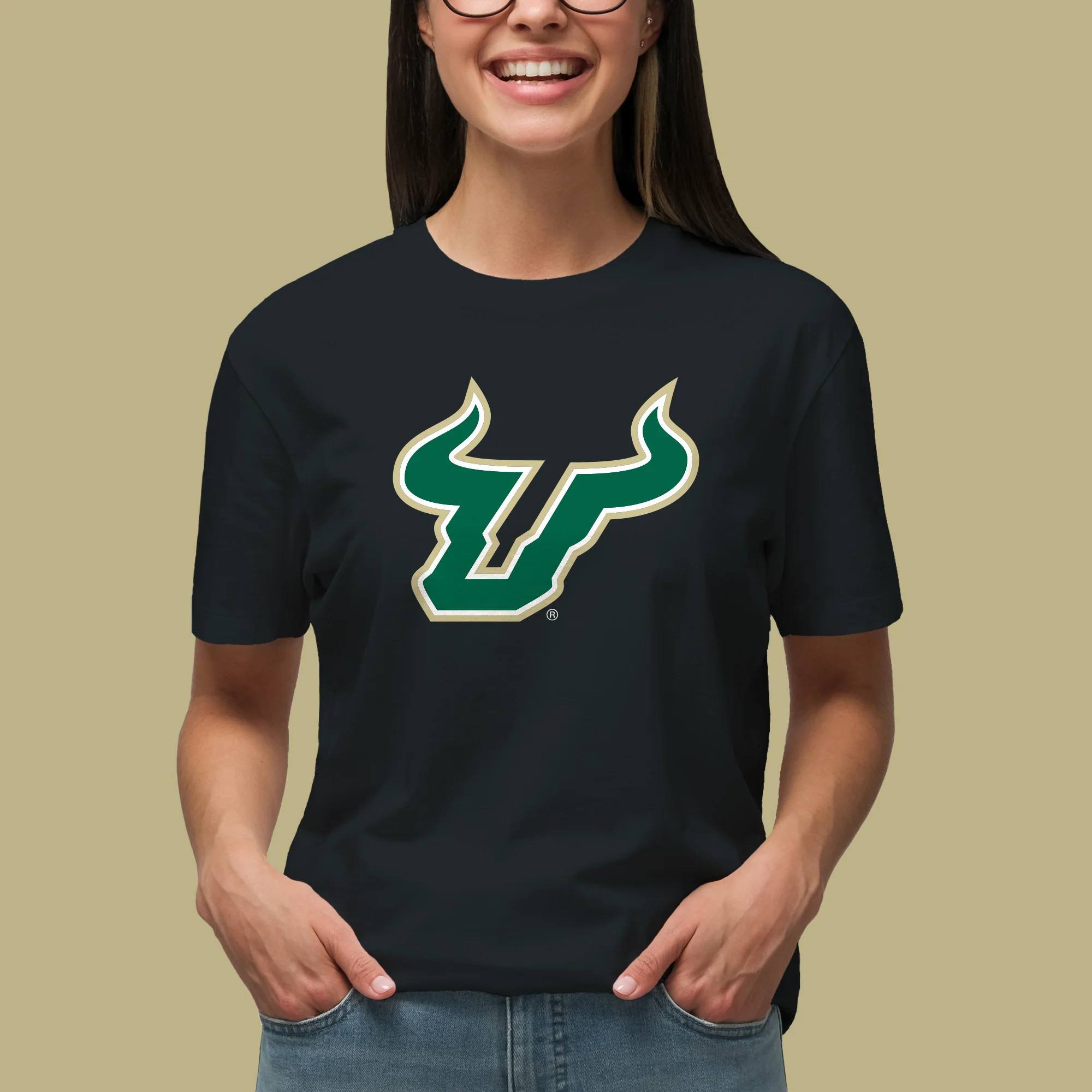 South Florida Primary Logo T-Shirt - Black - Image 4