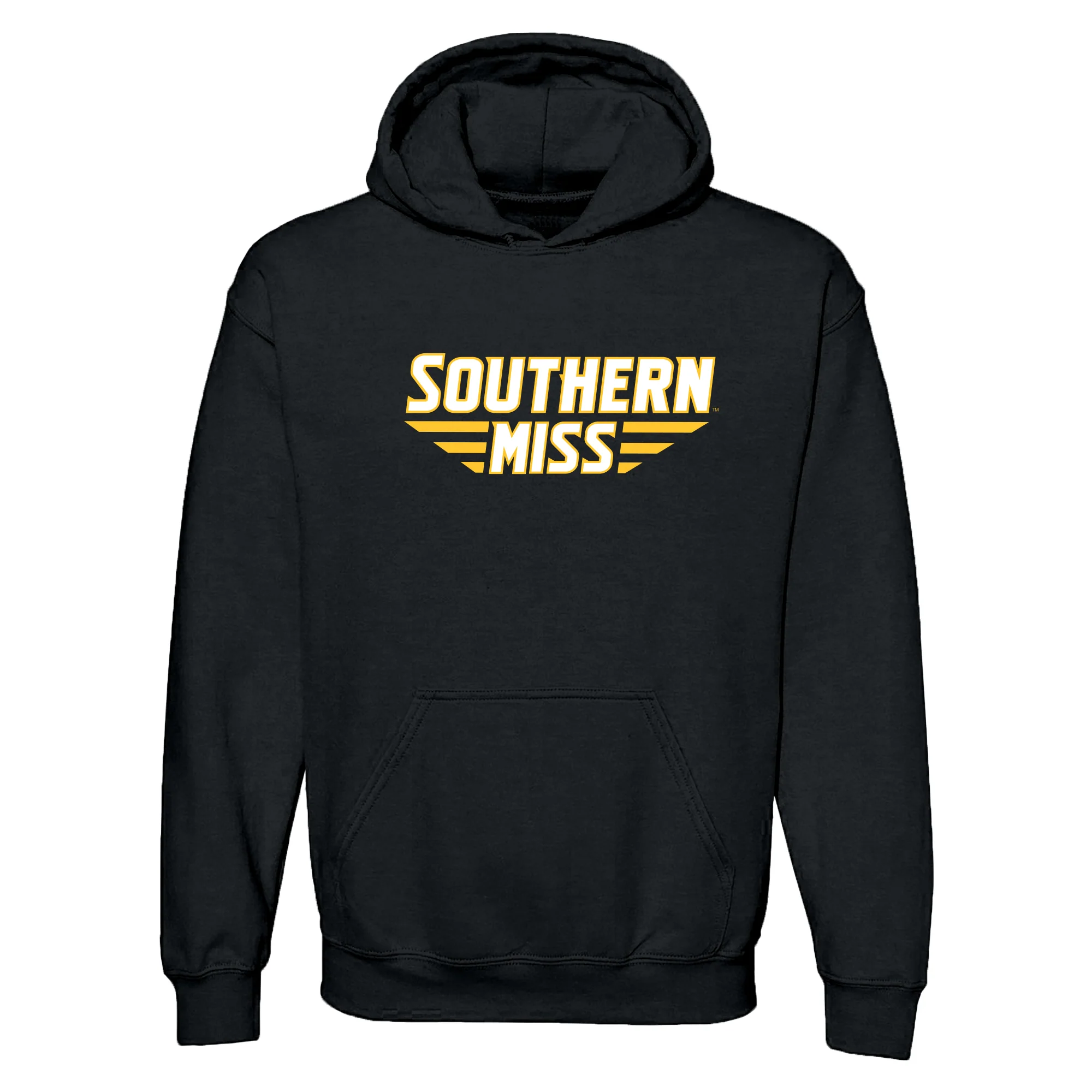 Southern Mississippi Basic Block Hoodie - Black