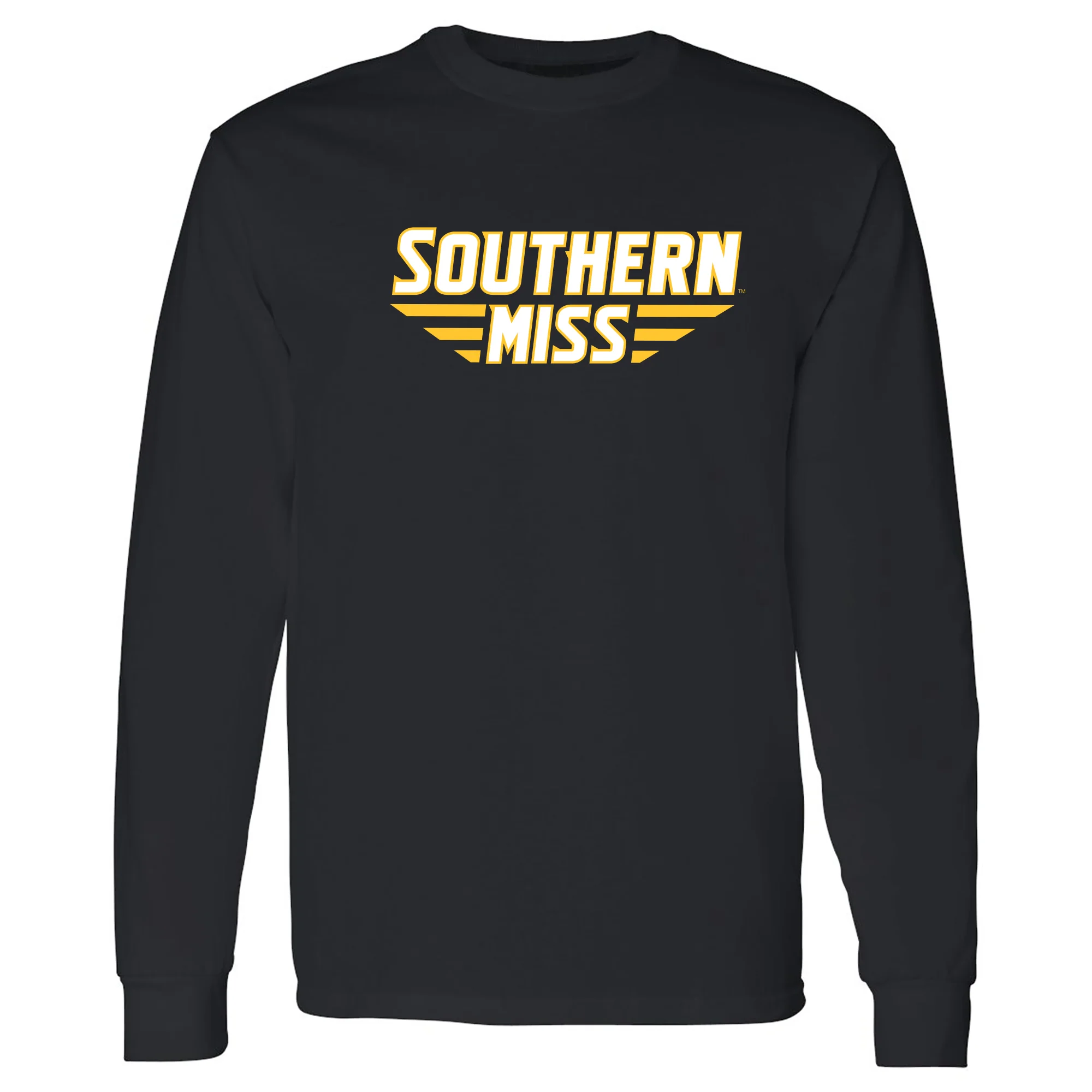 Southern Mississippi Basic Block Long Sleeve - Black