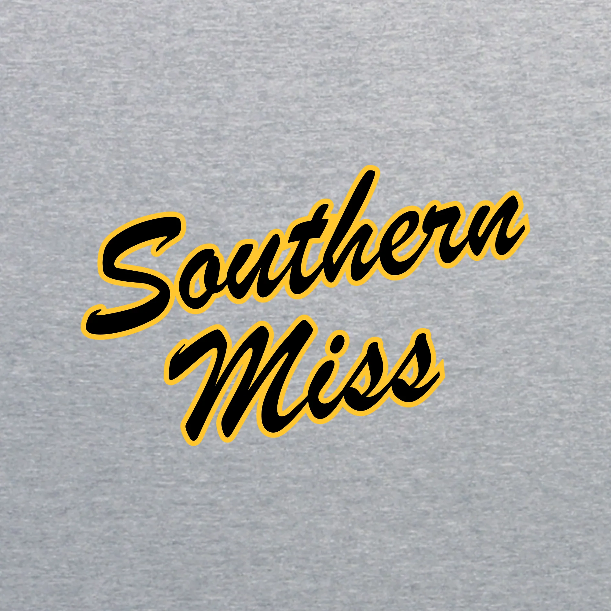 Southern Mississippi Script Logo Crewneck - Sport Grey - Image 2