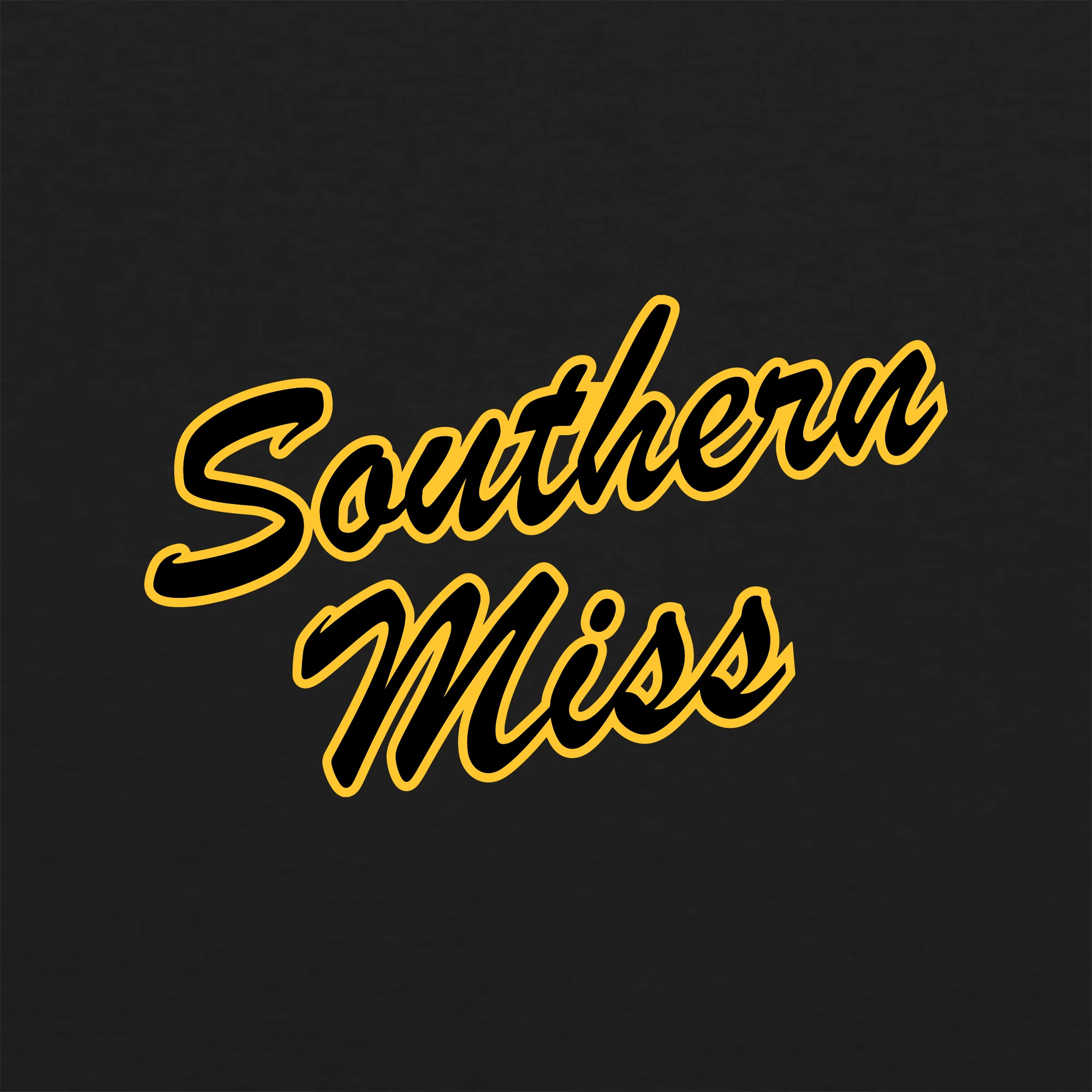 Southern Mississippi Script Logo NLA Triblend T-Shirt - Image 10