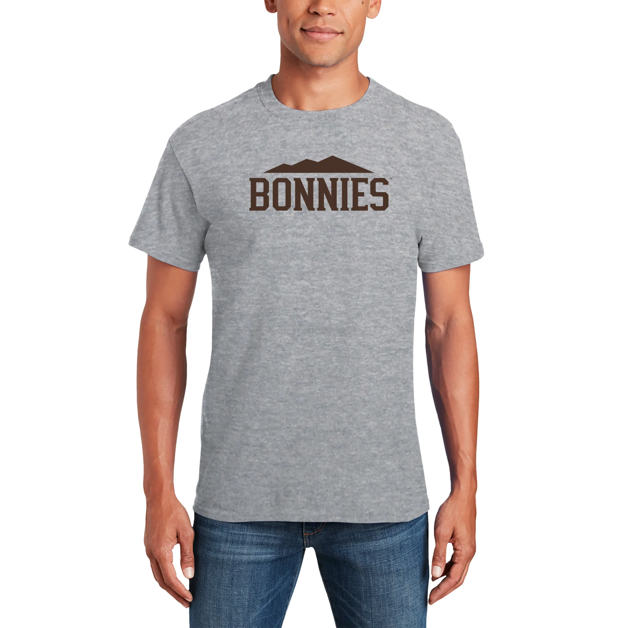 St. Bonaventure Secondary Logo T-Shirt - Sport Grey - Image 3