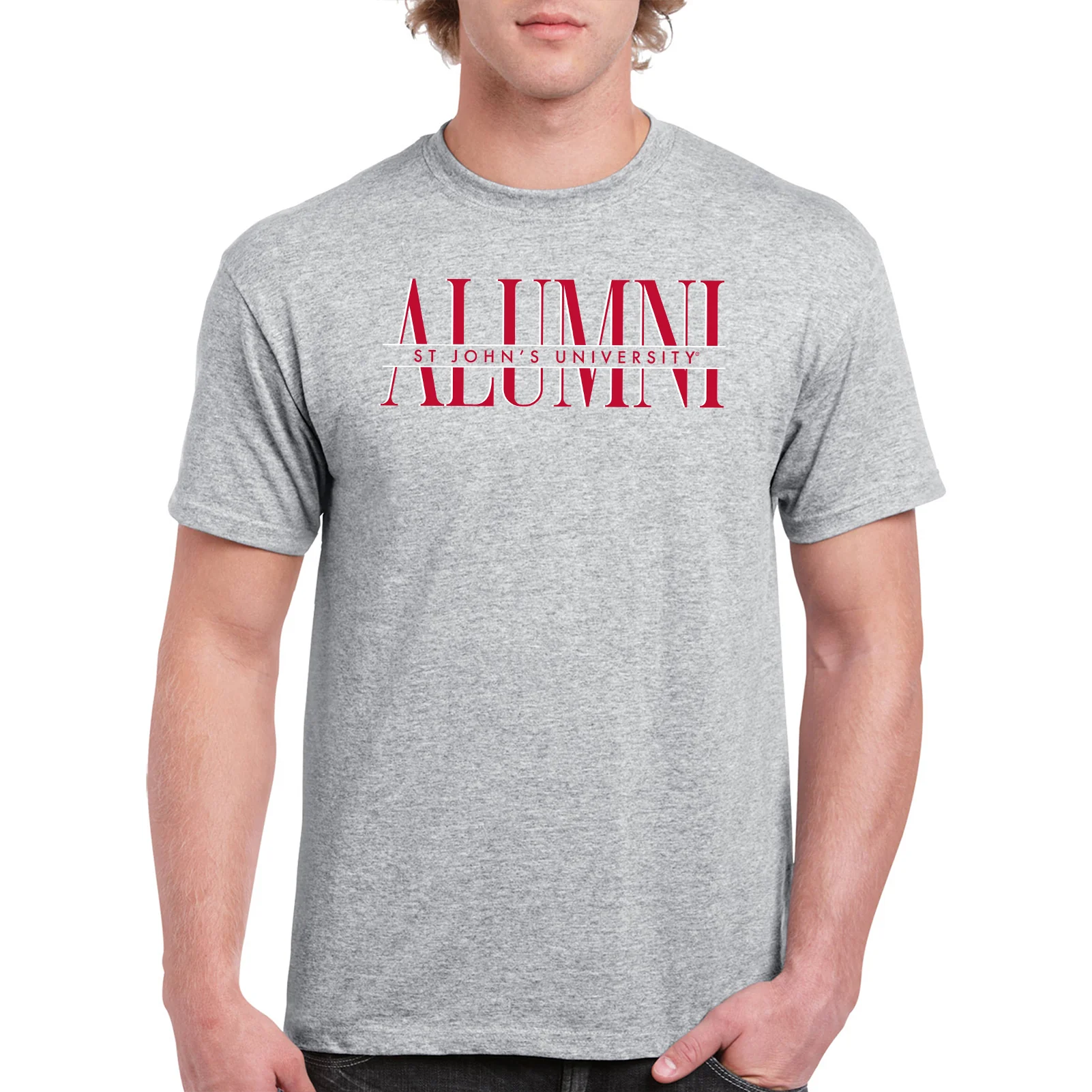 St John's Red Storm Classic Alumni T-Shirt - Sport Grey - Image 3