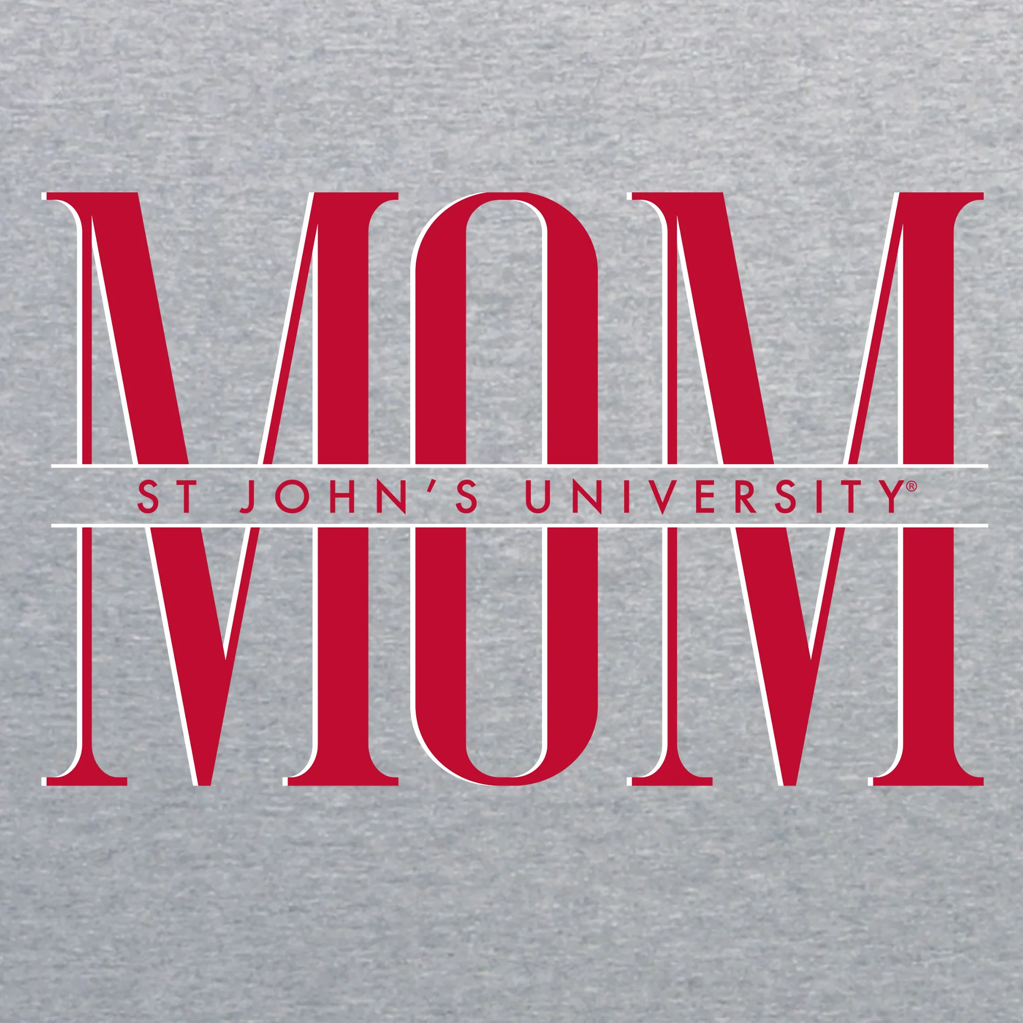 St John's Red Storm Classic Mom Crewneck - Sport Grey - Image 2