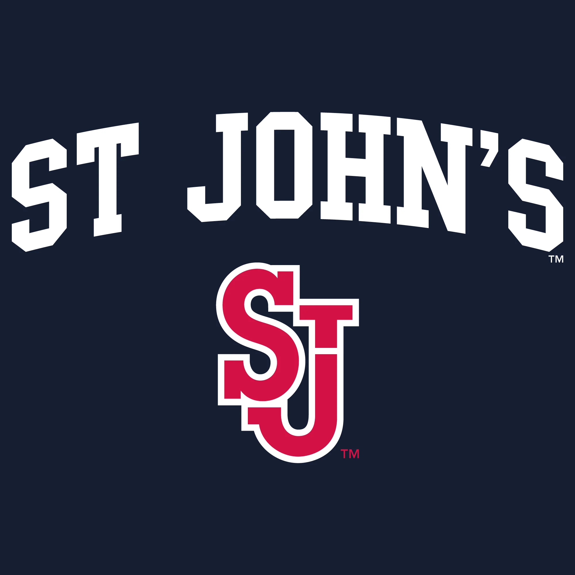 St John's University Red Storm Arch Logo Long Sleeve T-Shirt - Image 3